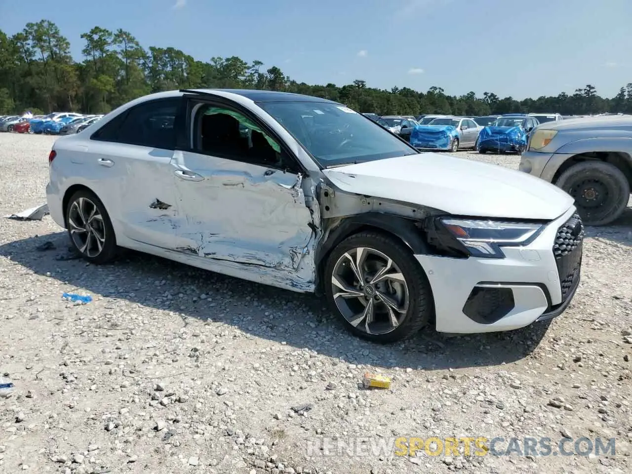 4 Photograph of a damaged car WAUBUDGYXNA099084 AUDI A3 2022