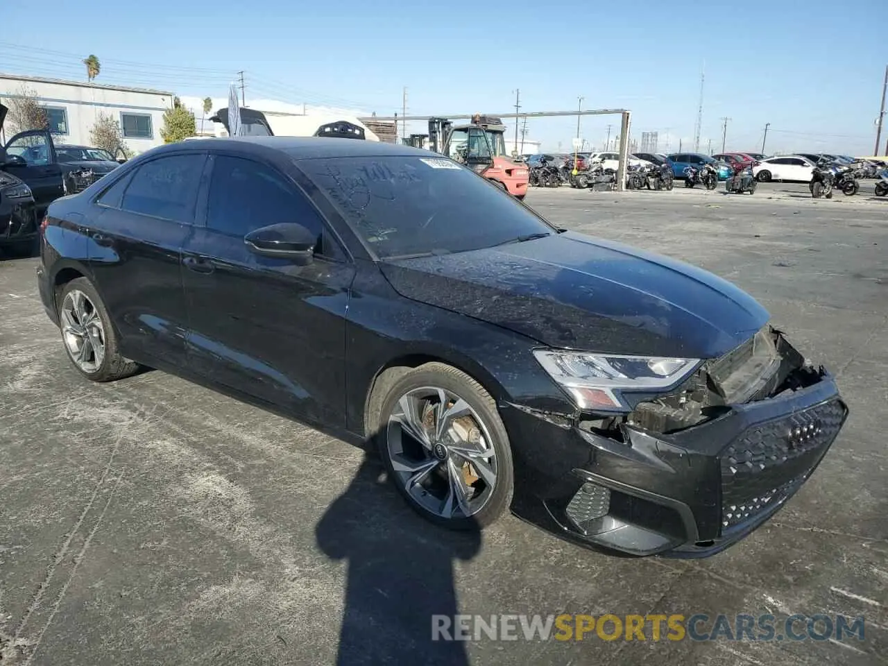 4 Photograph of a damaged car WAUGUDGY3NA063436 AUDI A3 2022