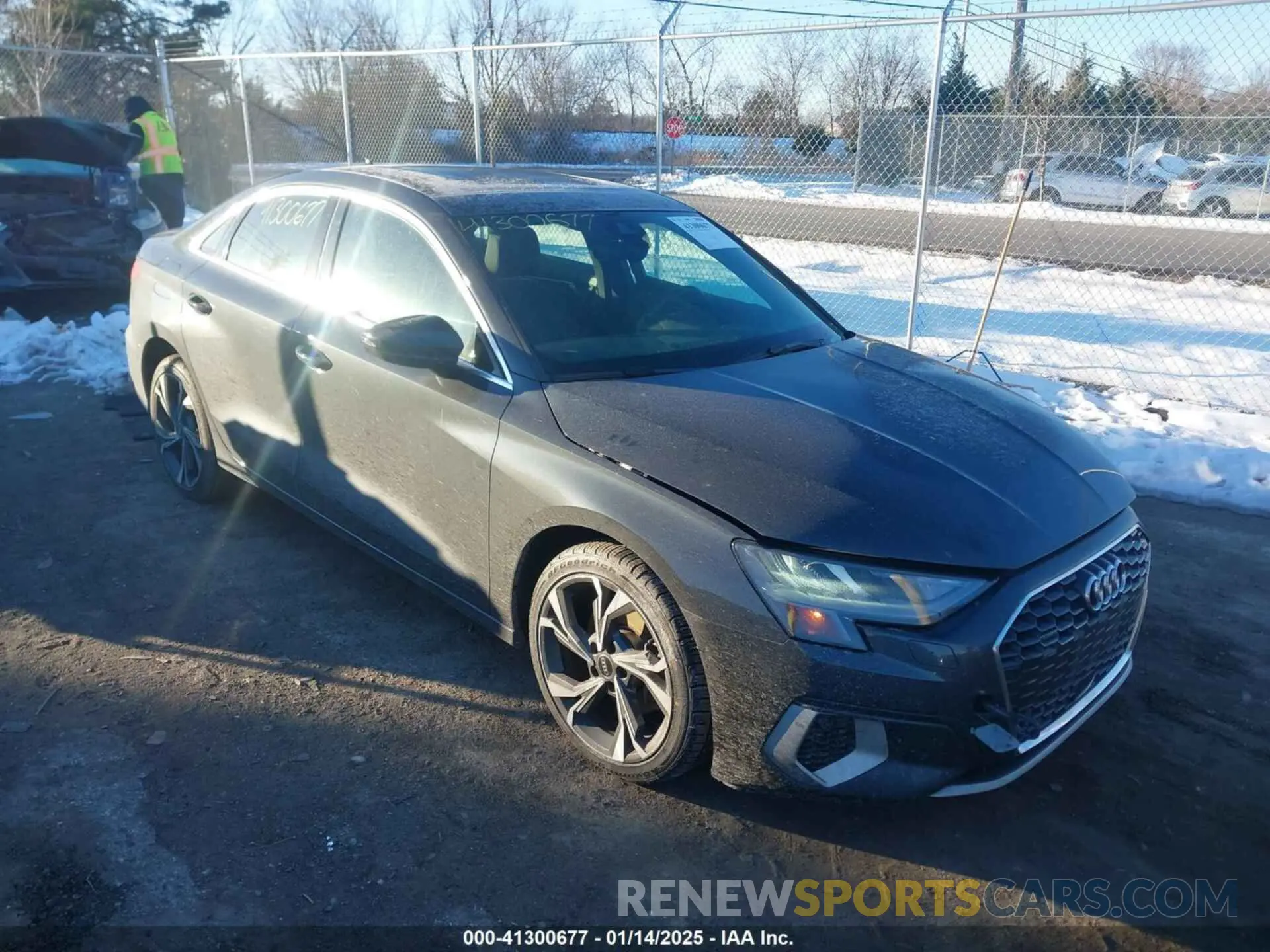 1 Photograph of a damaged car WAUGUDGY7NA061737 AUDI A3 2022