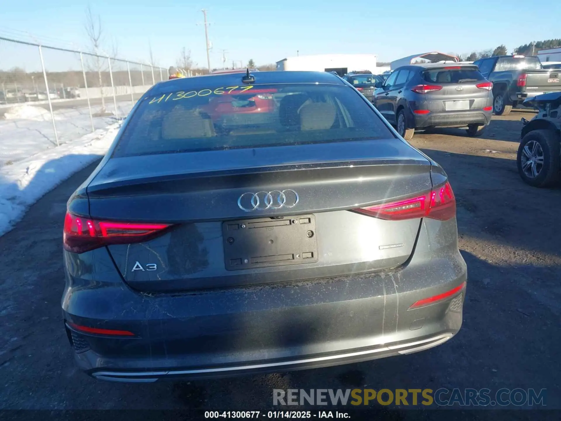 16 Photograph of a damaged car WAUGUDGY7NA061737 AUDI A3 2022