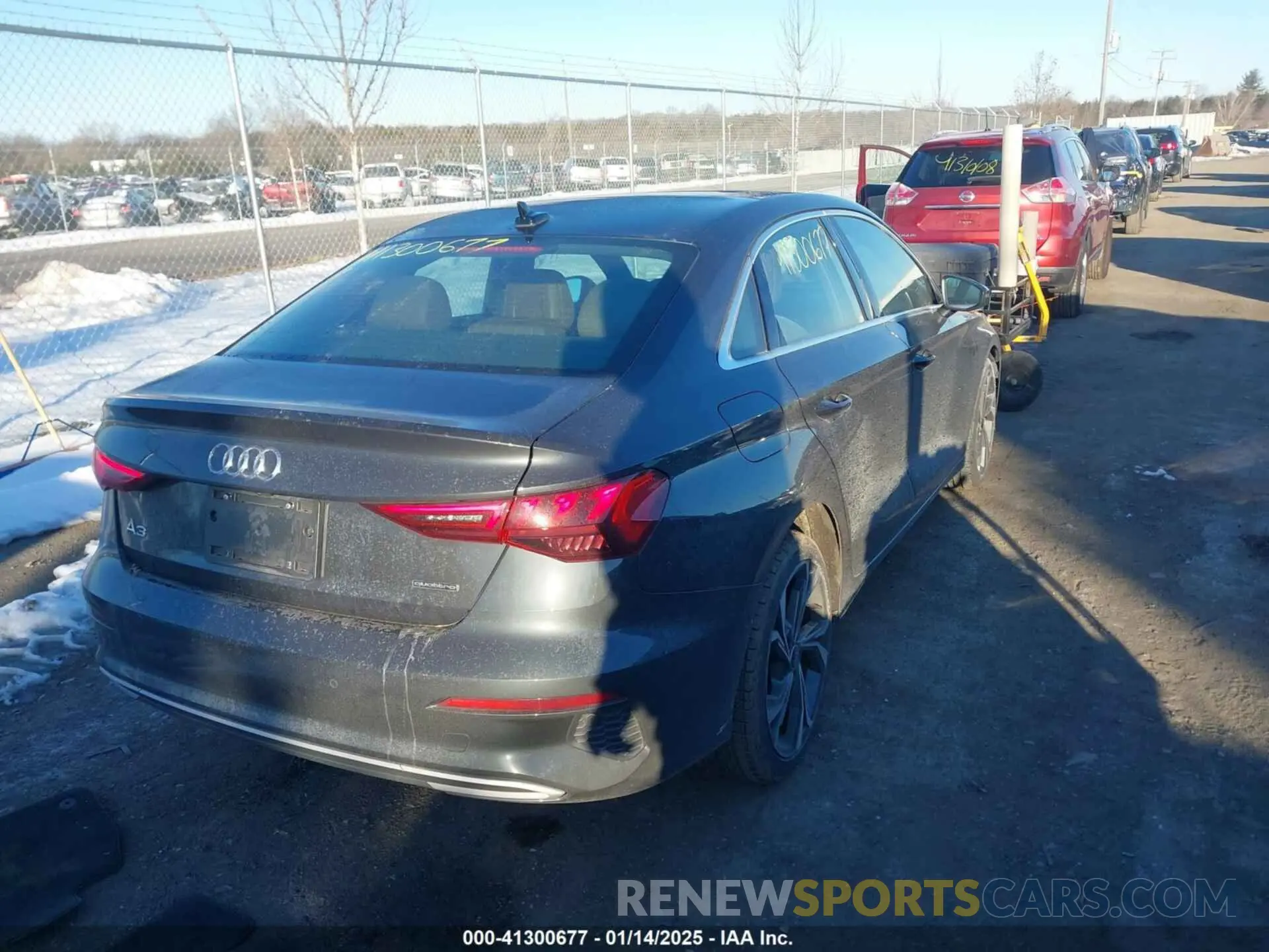 4 Photograph of a damaged car WAUGUDGY7NA061737 AUDI A3 2022