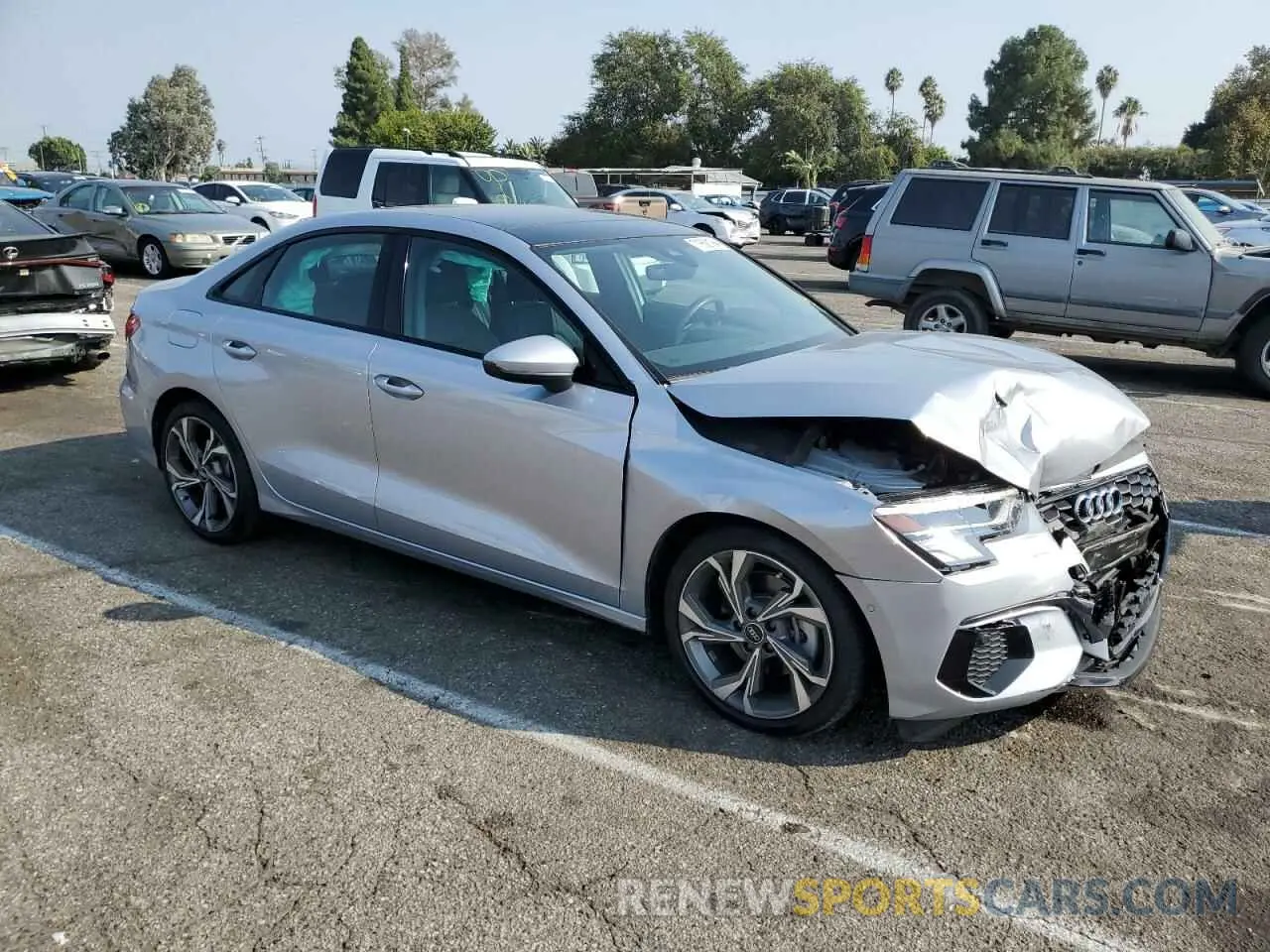 4 Photograph of a damaged car WAUHUDGY2NA085867 AUDI A3 2022
