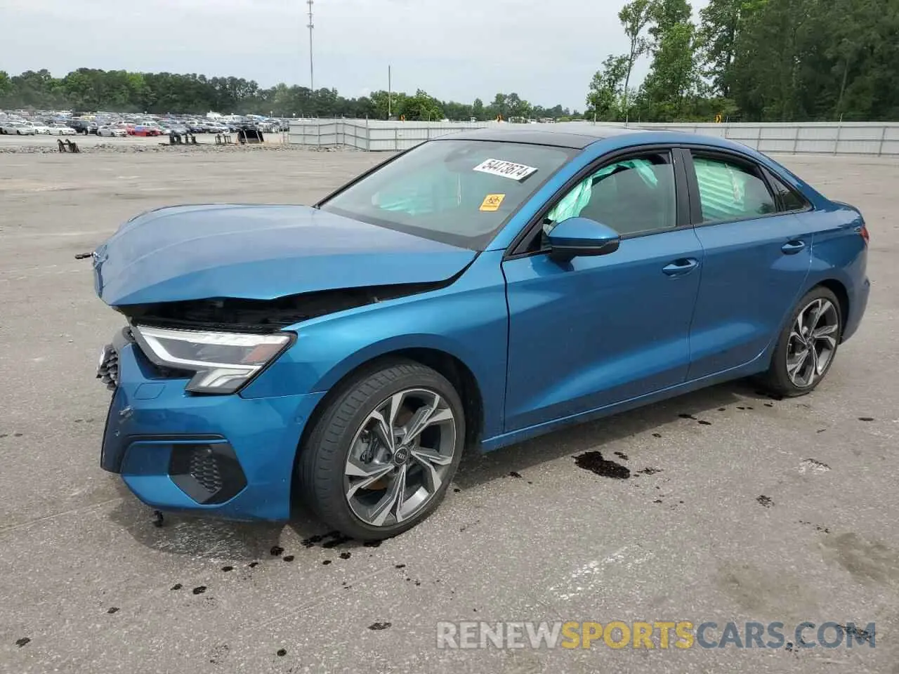 1 Photograph of a damaged car WAUHUDGY4NA077592 AUDI A3 2022