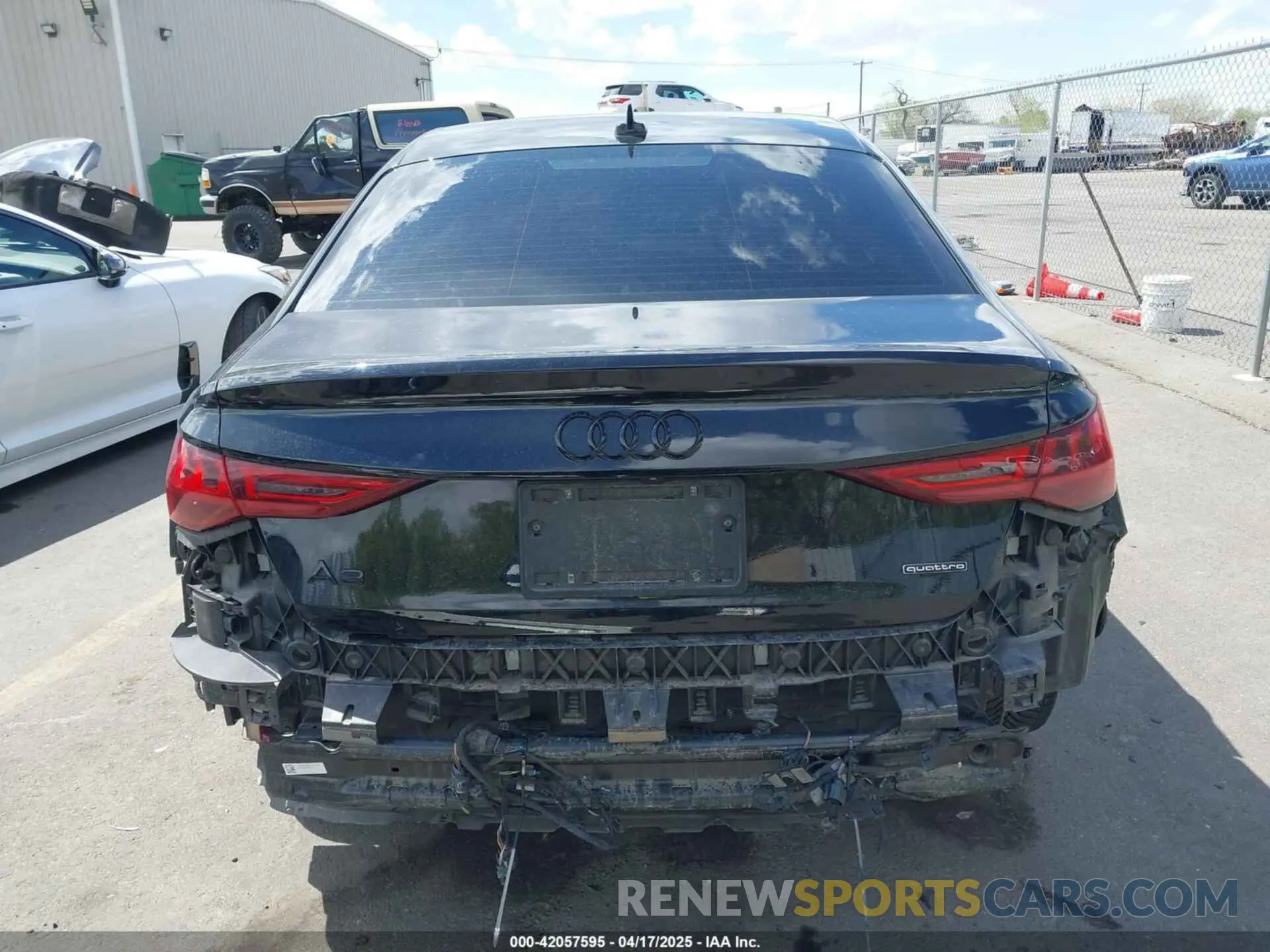 17 Photograph of a damaged car WAUHUDGY7NA035370 AUDI A3 2022