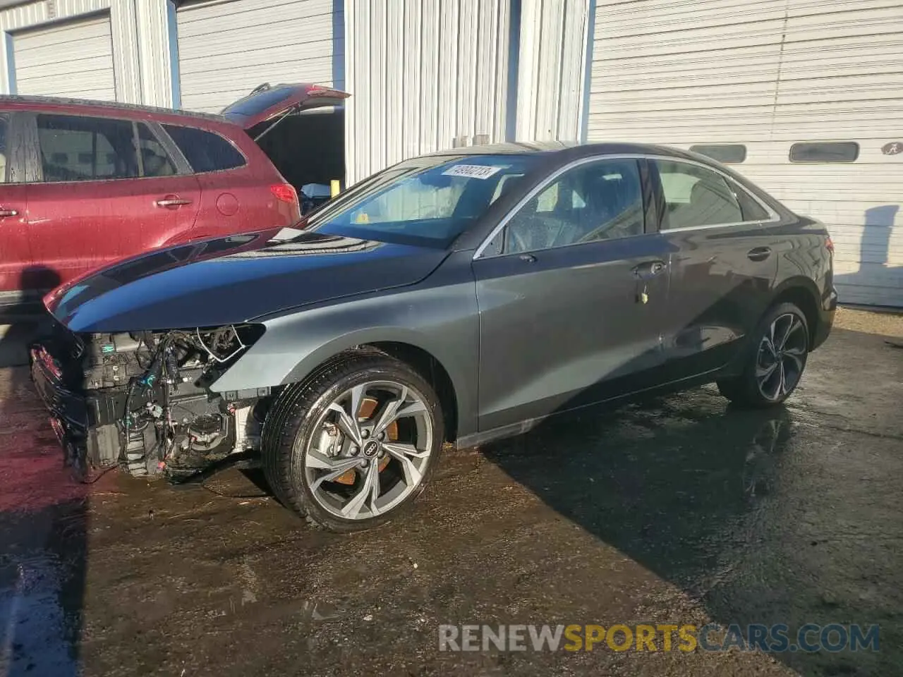 1 Photograph of a damaged car WAUJUDGYXNA057669 AUDI A3 2022