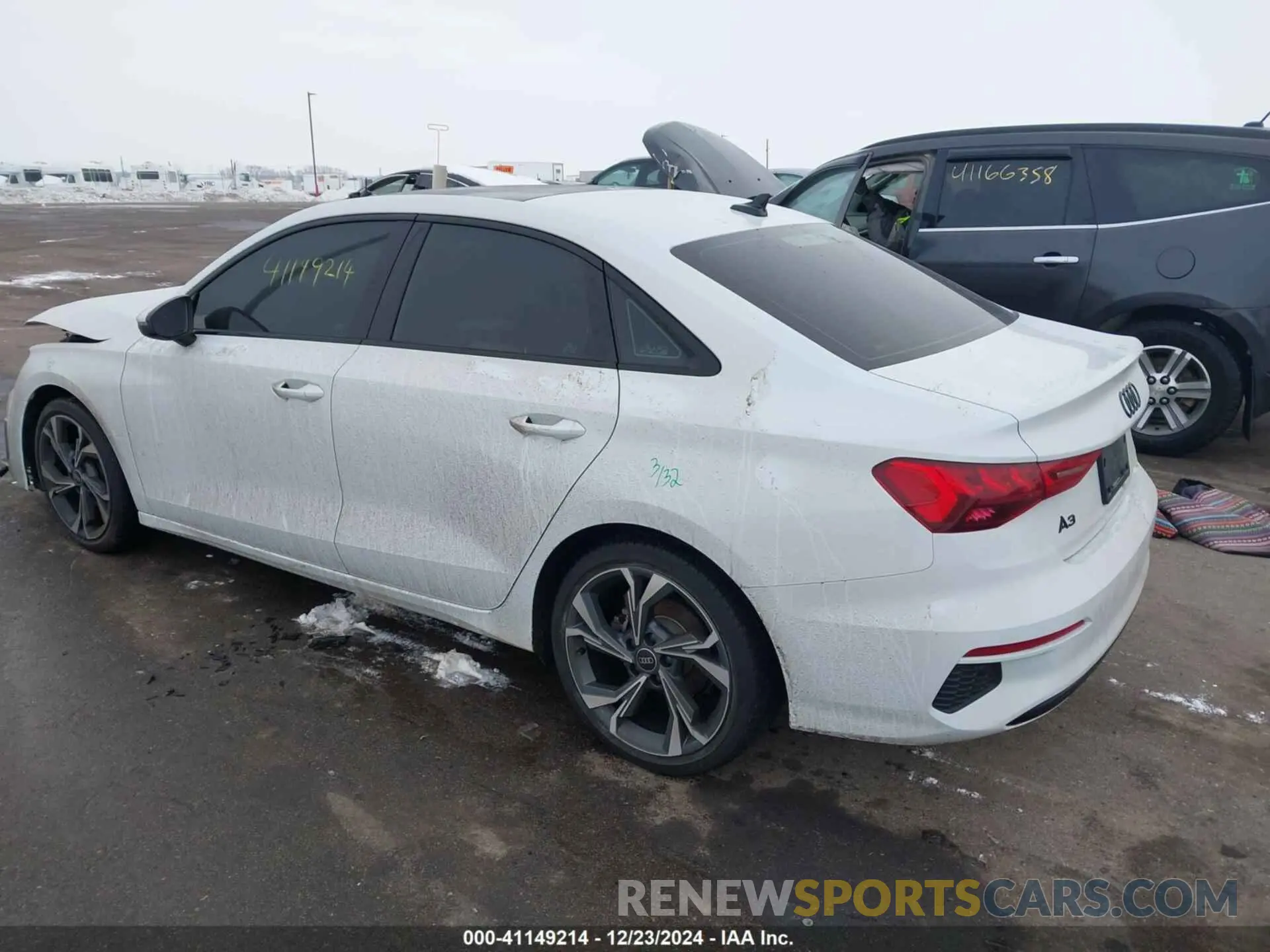 3 Photograph of a damaged car WAUAUDGY0PA025719 AUDI A3 2023