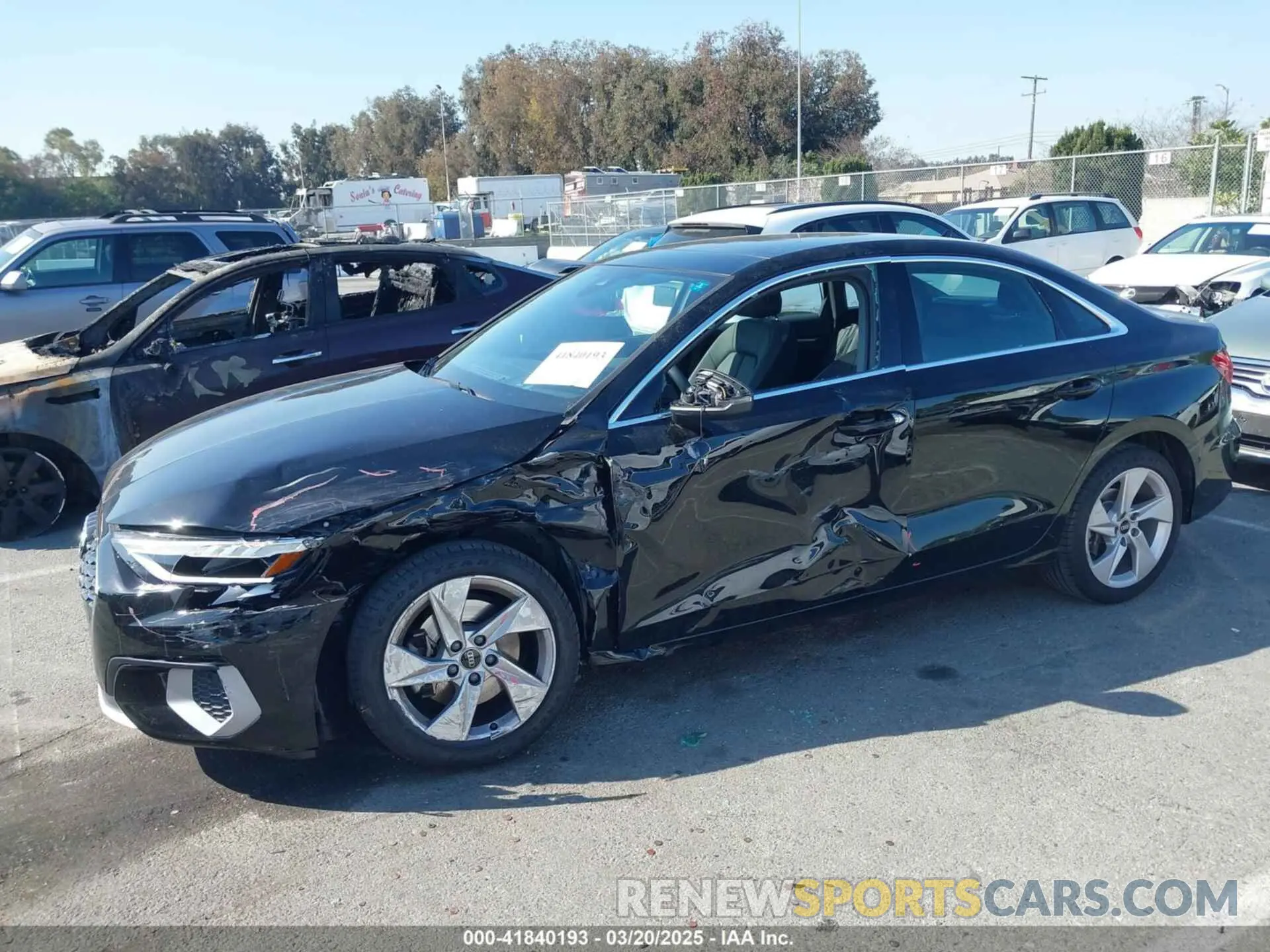 14 Photograph of a damaged car WAUAUDGY1PA037278 AUDI A3 2023