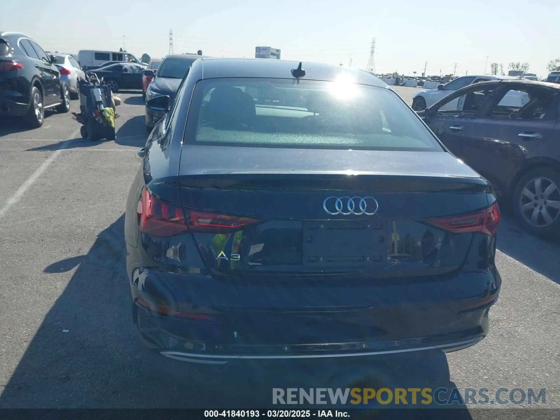 16 Photograph of a damaged car WAUAUDGY1PA037278 AUDI A3 2023