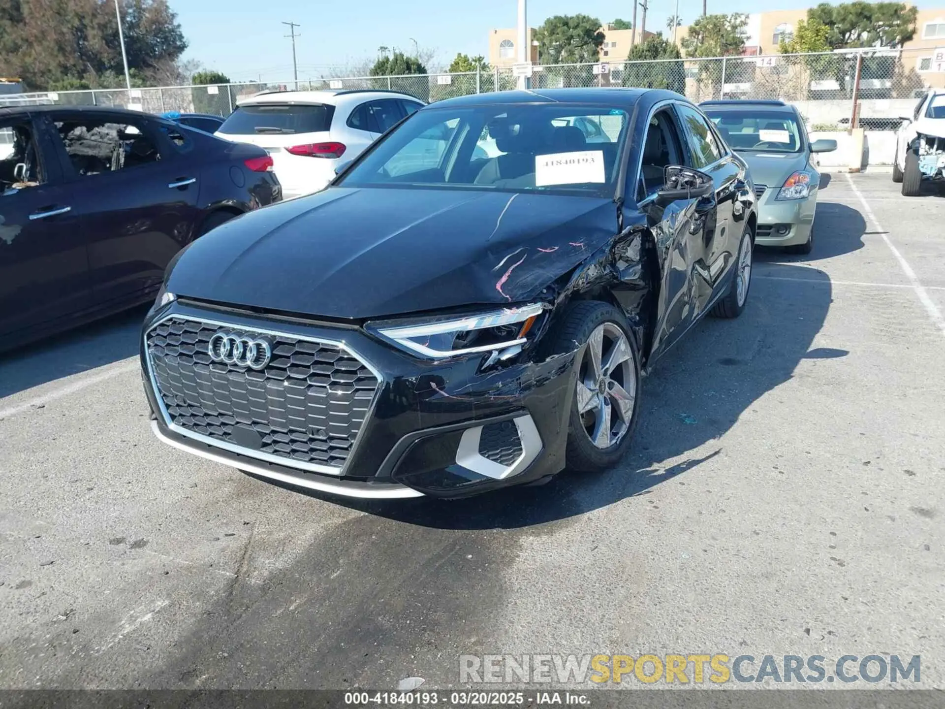 2 Photograph of a damaged car WAUAUDGY1PA037278 AUDI A3 2023