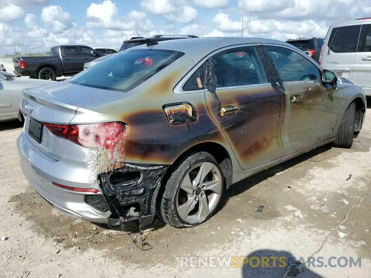 3 Photograph of a damaged car WAUAUDGY1PA083399 AUDI A3 2023