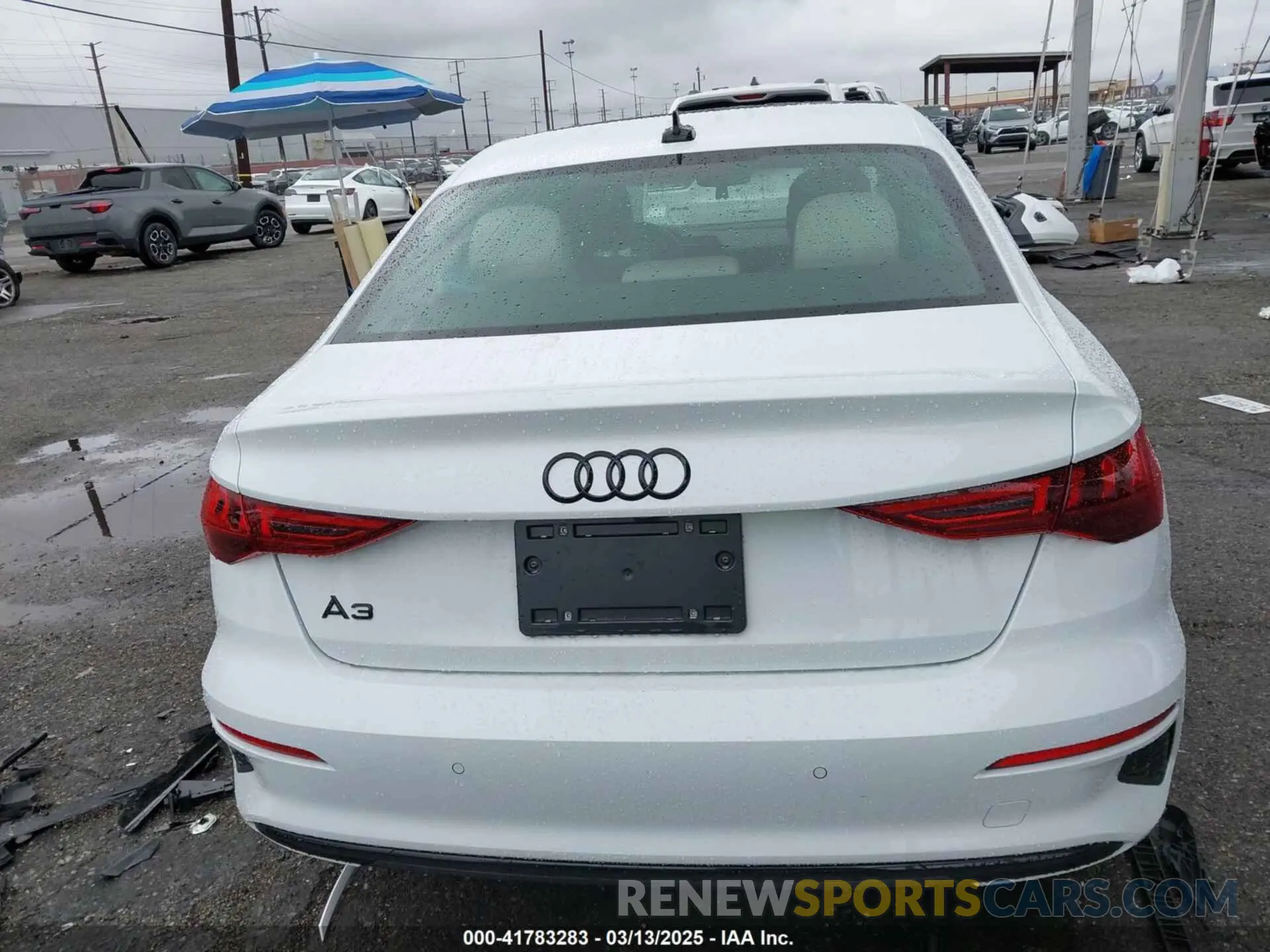 16 Photograph of a damaged car WAUAUDGY3PA048900 AUDI A3 2023