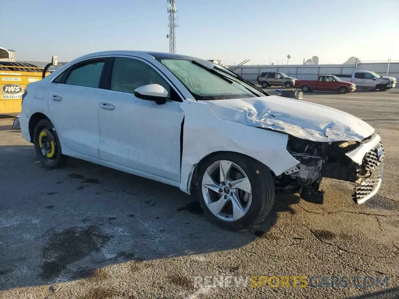 4 Photograph of a damaged car WAUAUDGY3PA118105 AUDI A3 2023