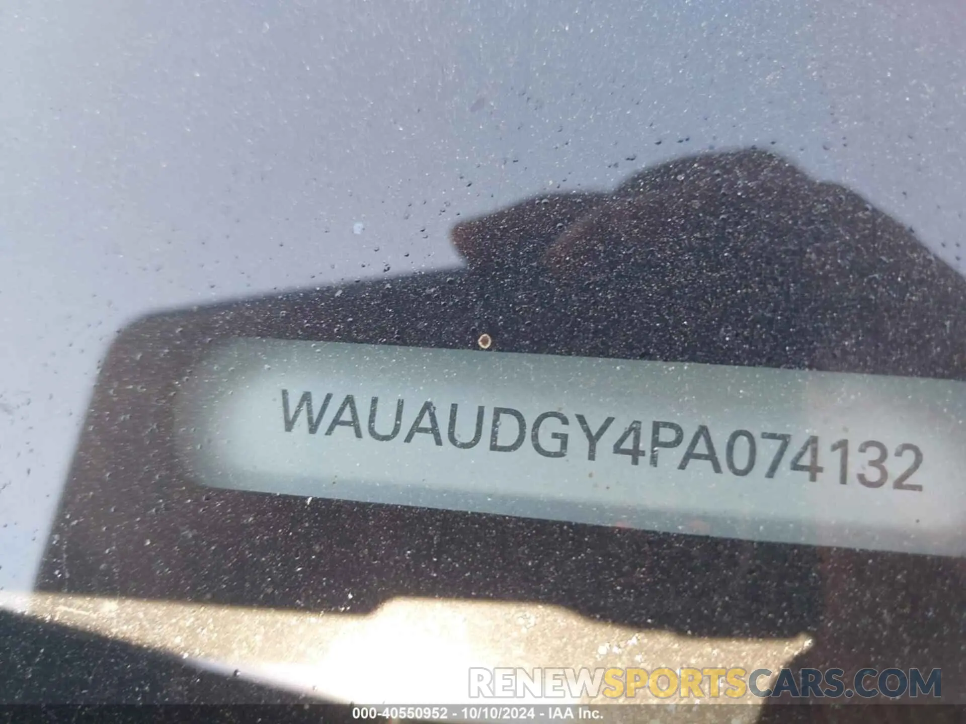 9 Photograph of a damaged car WAUAUDGY4PA074132 AUDI A3 2023