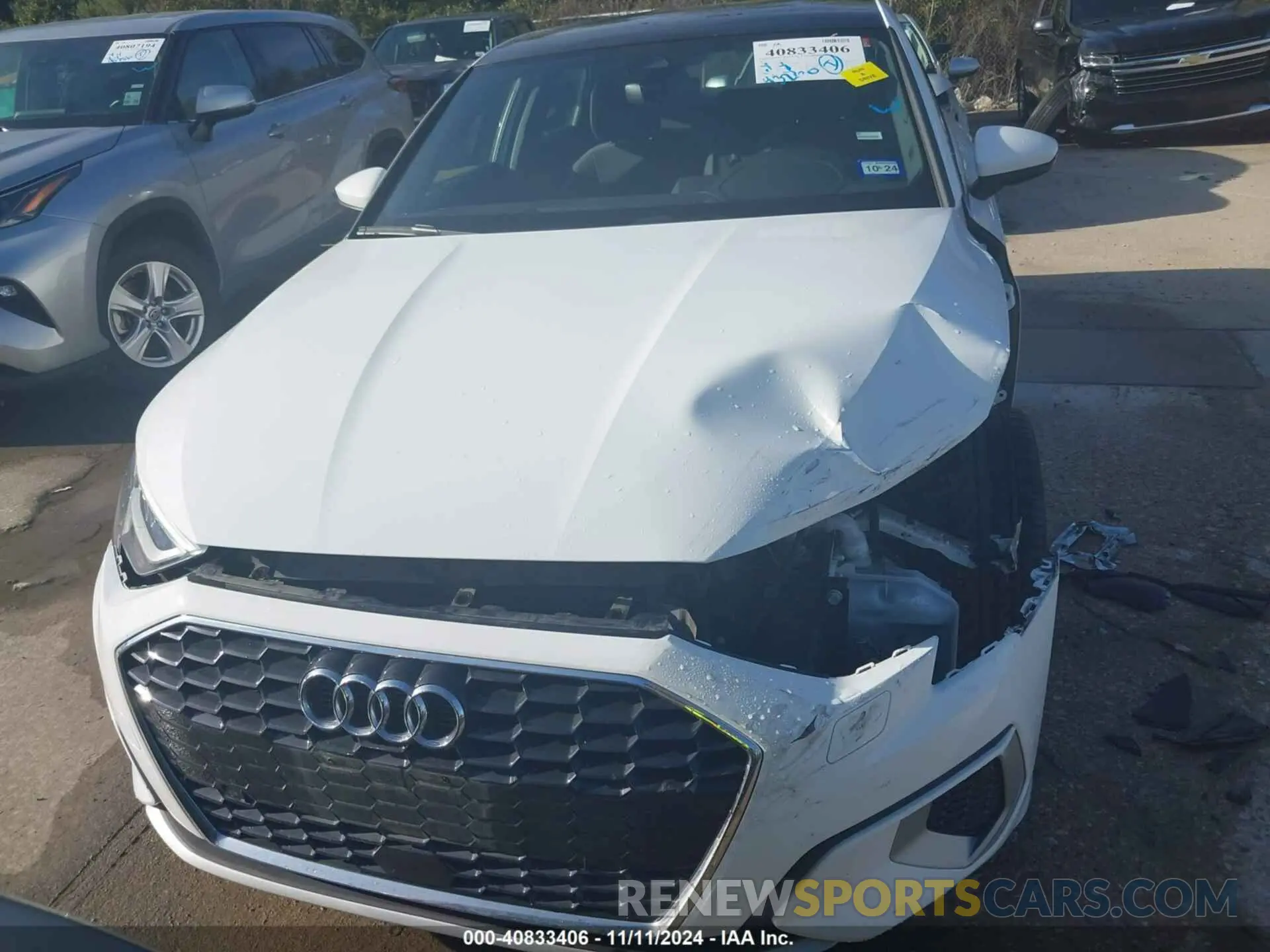 12 Photograph of a damaged car WAUAUDGY5PA039471 AUDI A3 2023