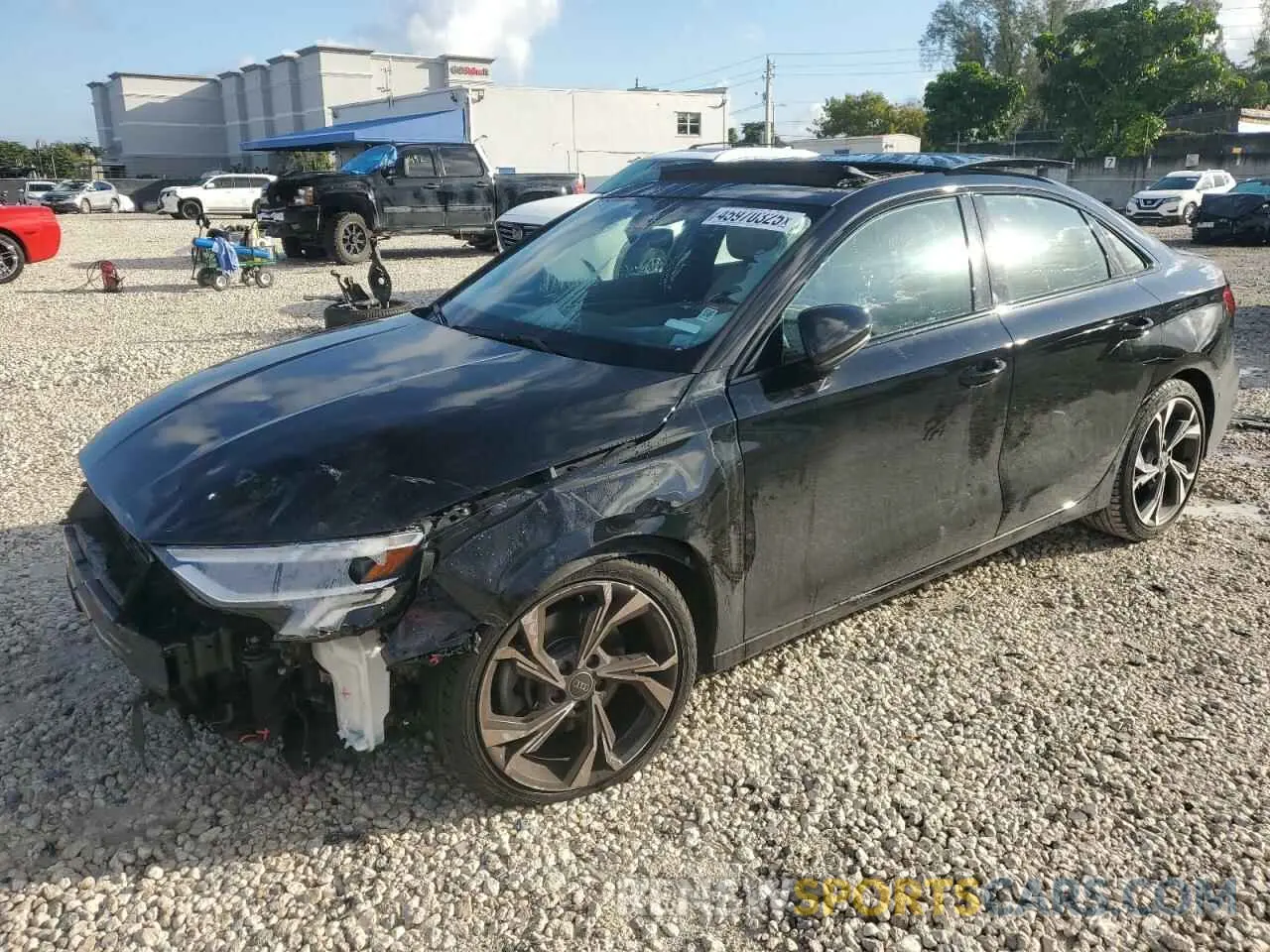 1 Photograph of a damaged car WAUAUDGY5PA040071 AUDI A3 2023