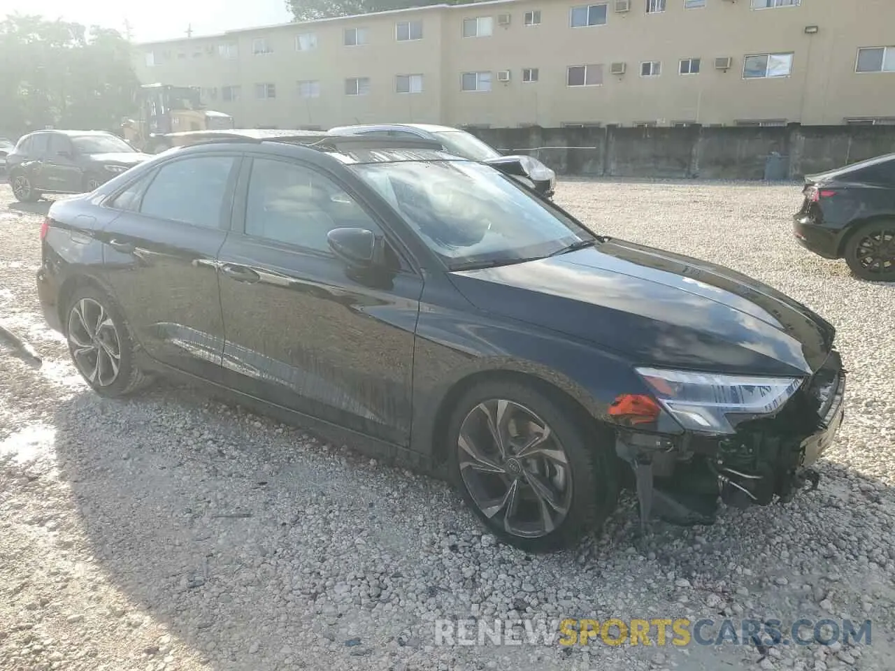 4 Photograph of a damaged car WAUAUDGY5PA040071 AUDI A3 2023