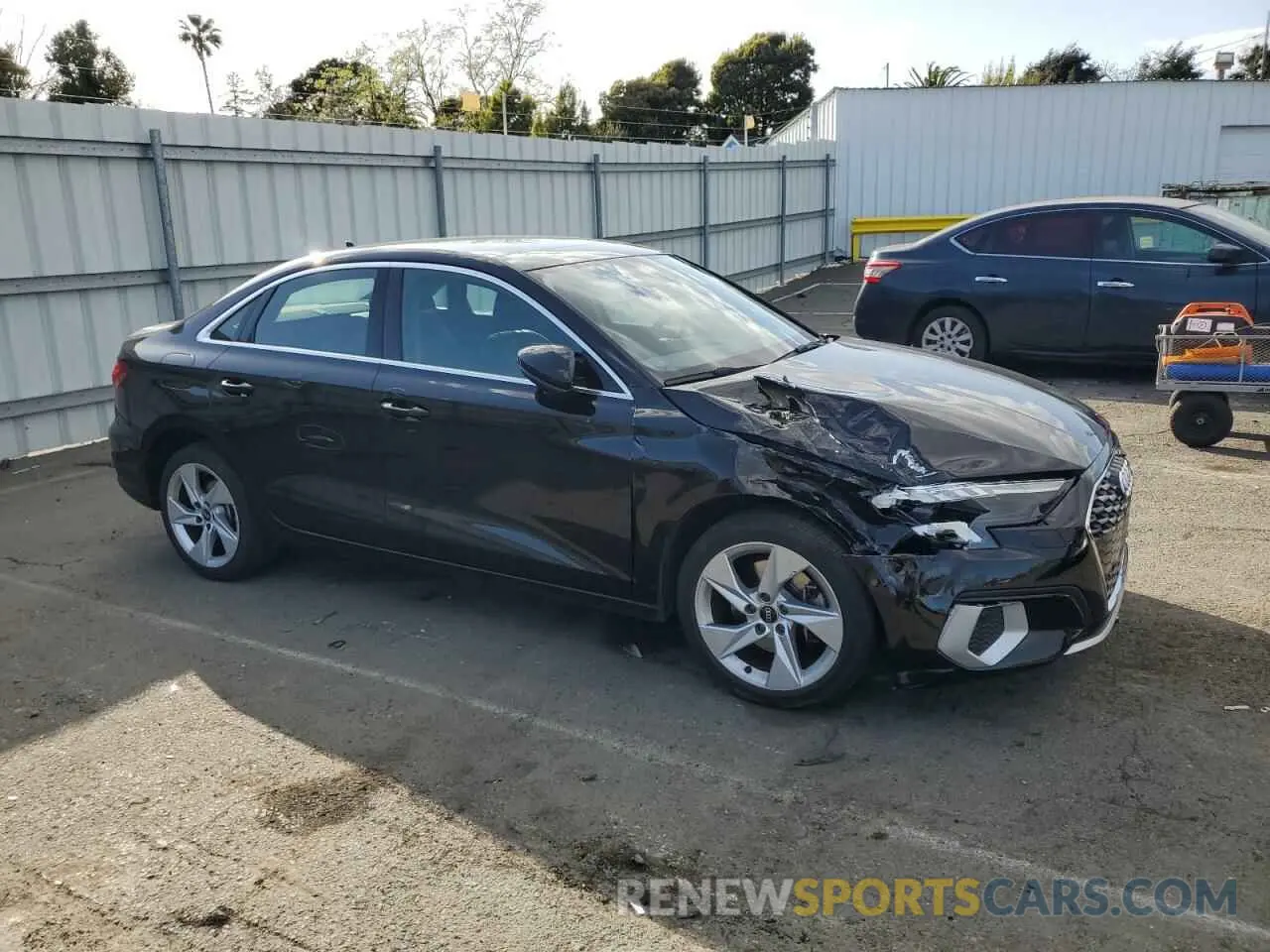4 Photograph of a damaged car WAUAUDGY5PA059543 AUDI A3 2023