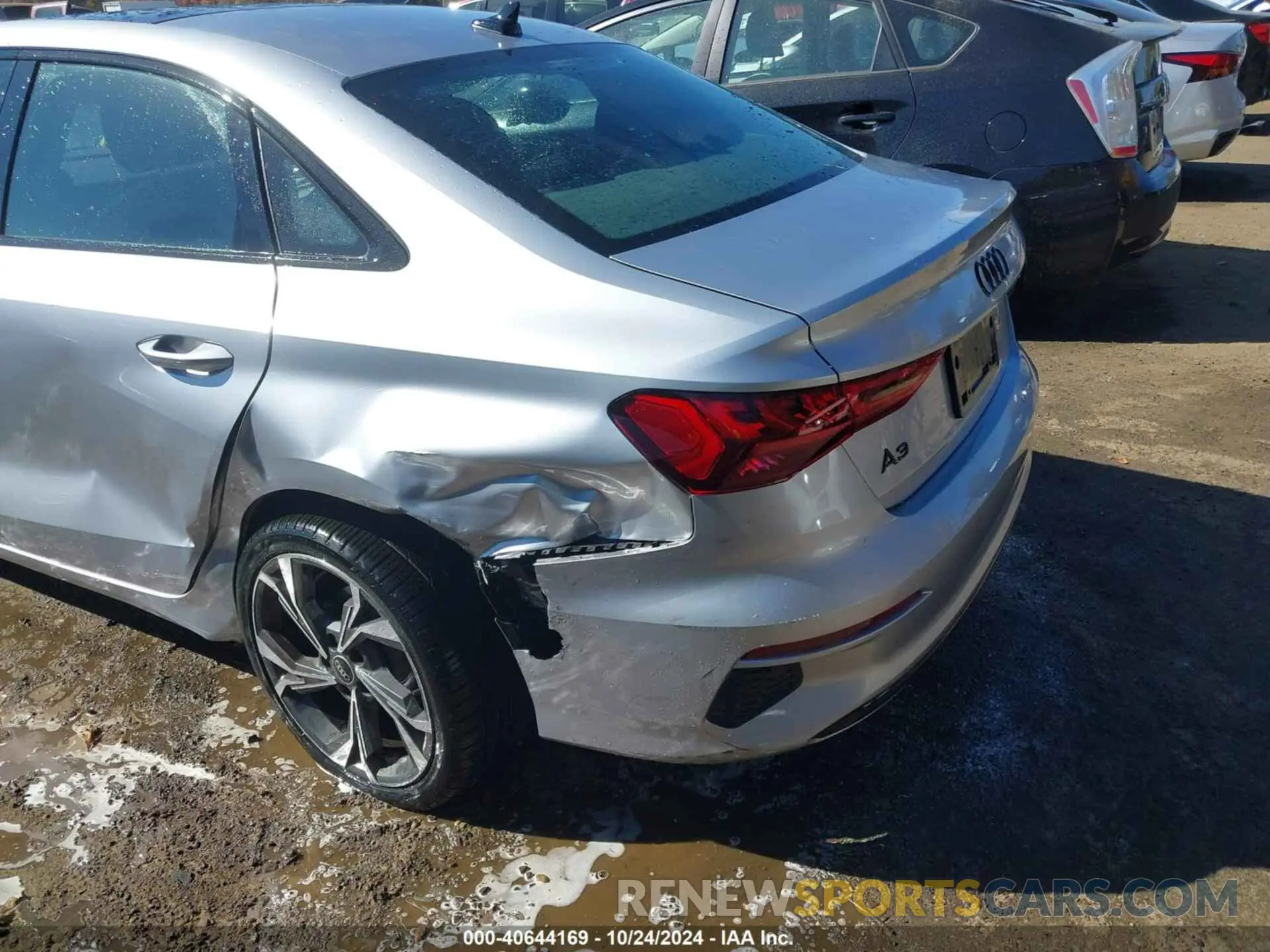 6 Photograph of a damaged car WAUAUDGY7PA013244 AUDI A3 2023