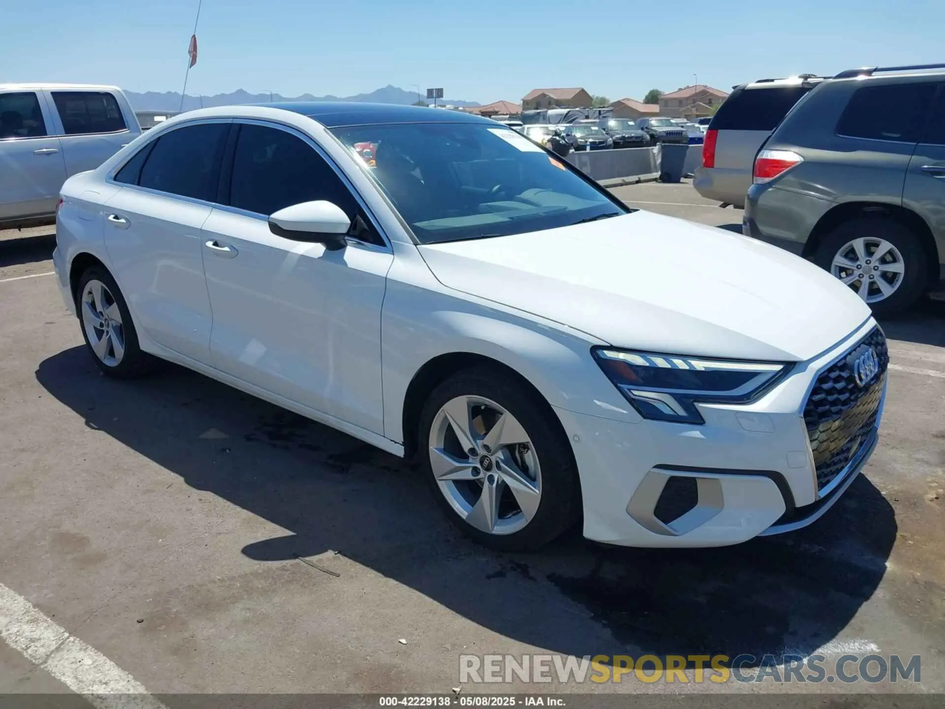 1 Photograph of a damaged car WAUAUDGY9PA128136 AUDI A3 2023