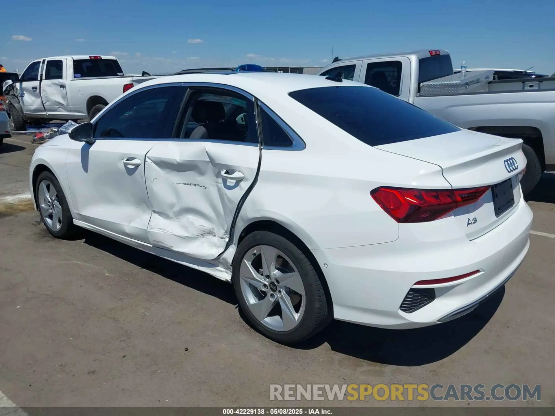 3 Photograph of a damaged car WAUAUDGY9PA128136 AUDI A3 2023