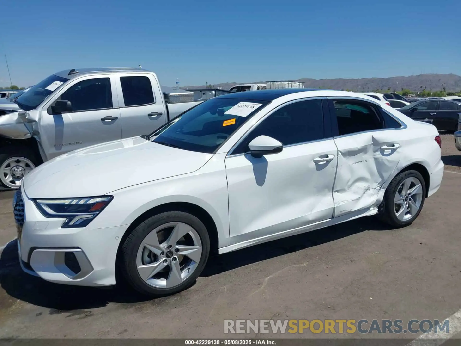6 Photograph of a damaged car WAUAUDGY9PA128136 AUDI A3 2023
