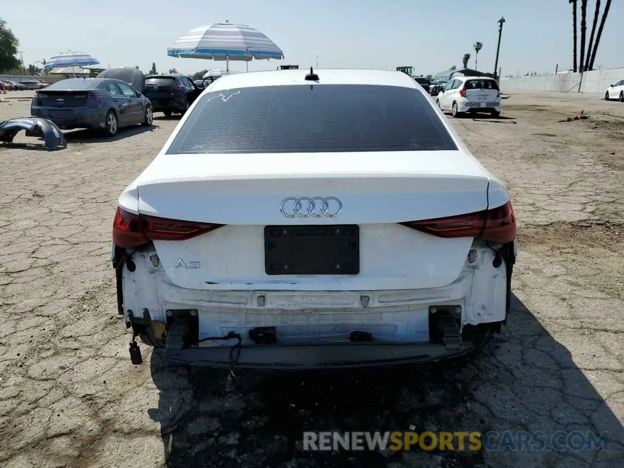 6 Photograph of a damaged car WAUAUDGYXPA089475 AUDI A3 2023