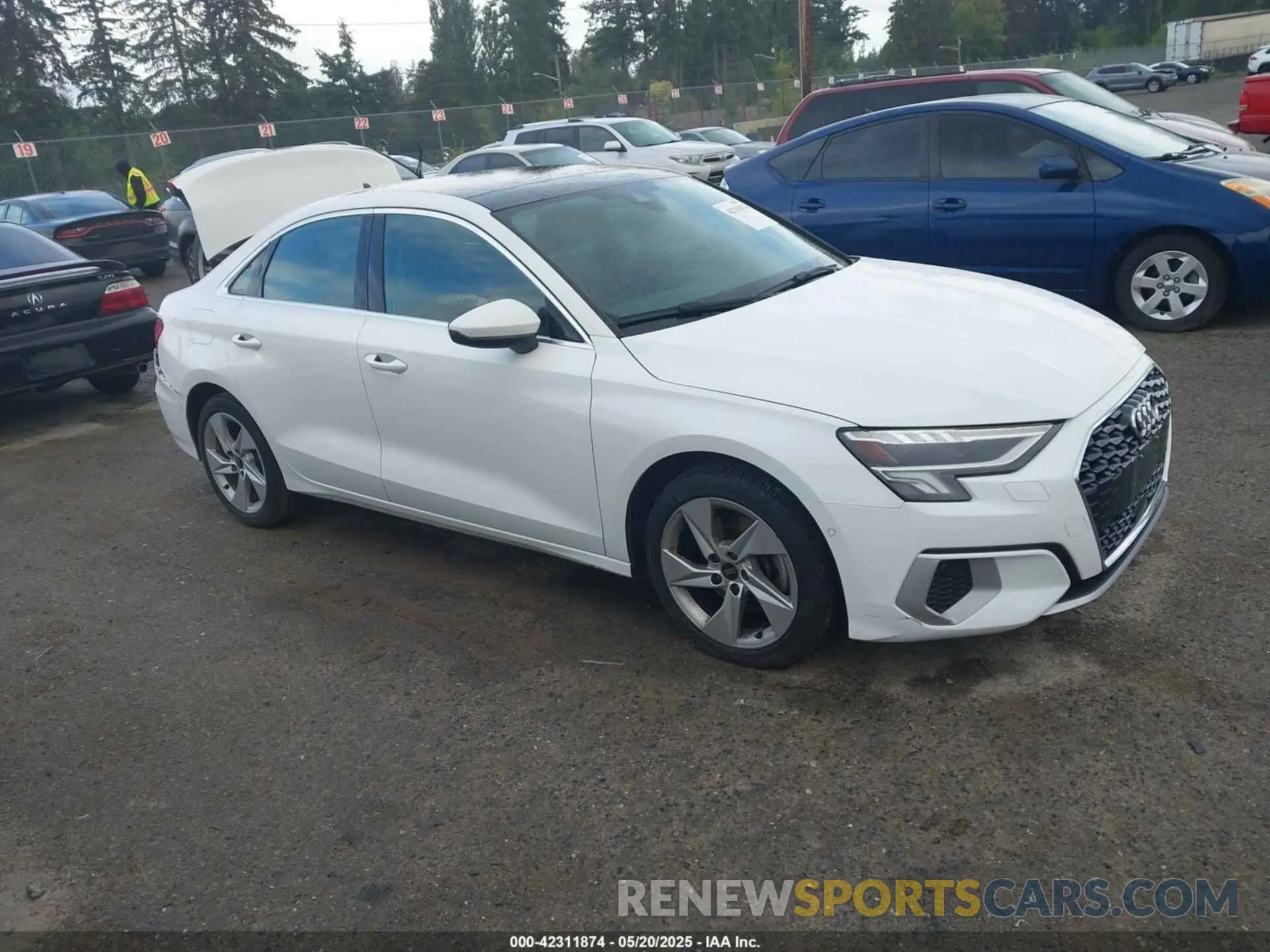 1 Photograph of a damaged car WAUAUDGYXPA118652 AUDI A3 2023