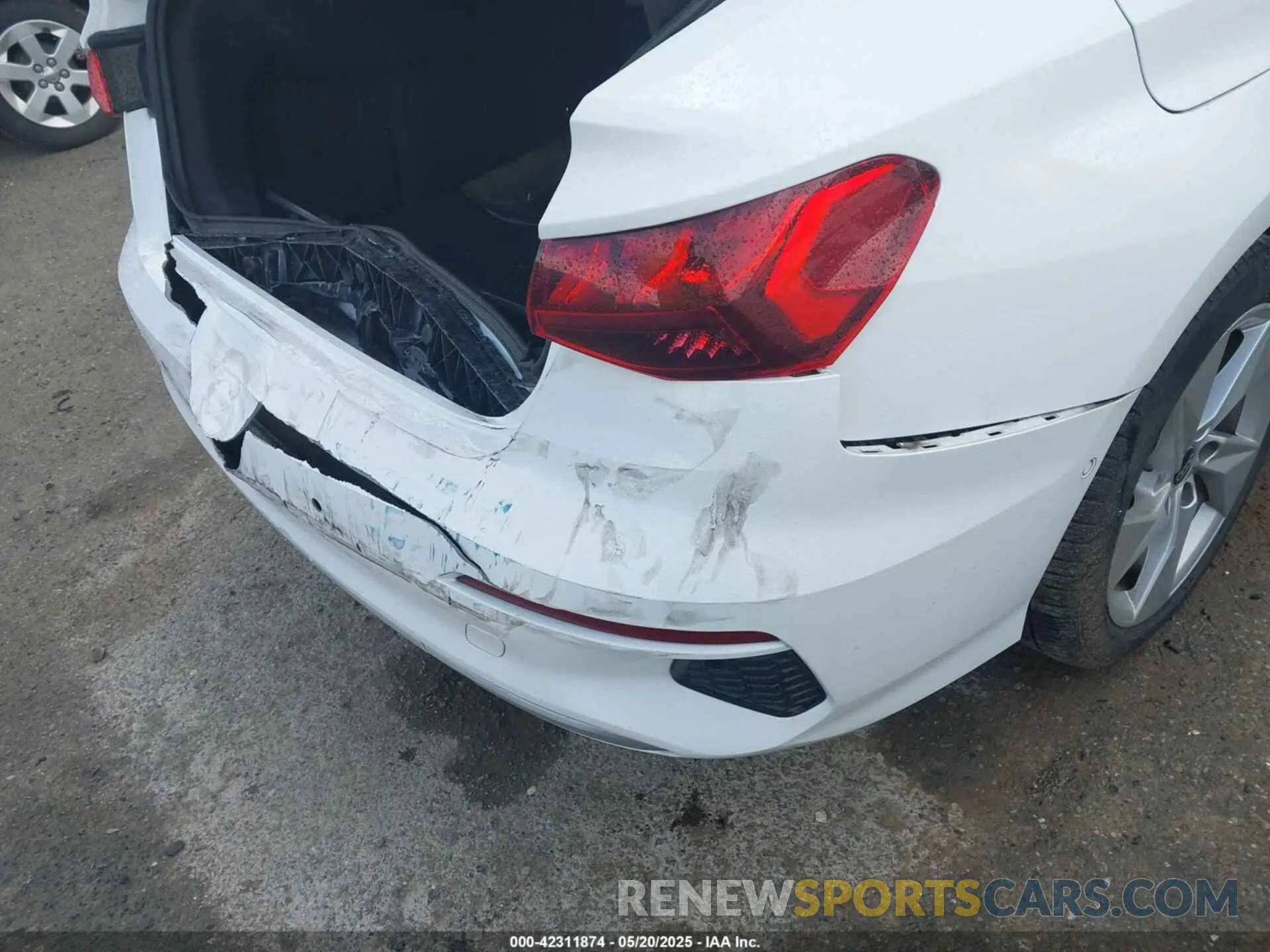 18 Photograph of a damaged car WAUAUDGYXPA118652 AUDI A3 2023