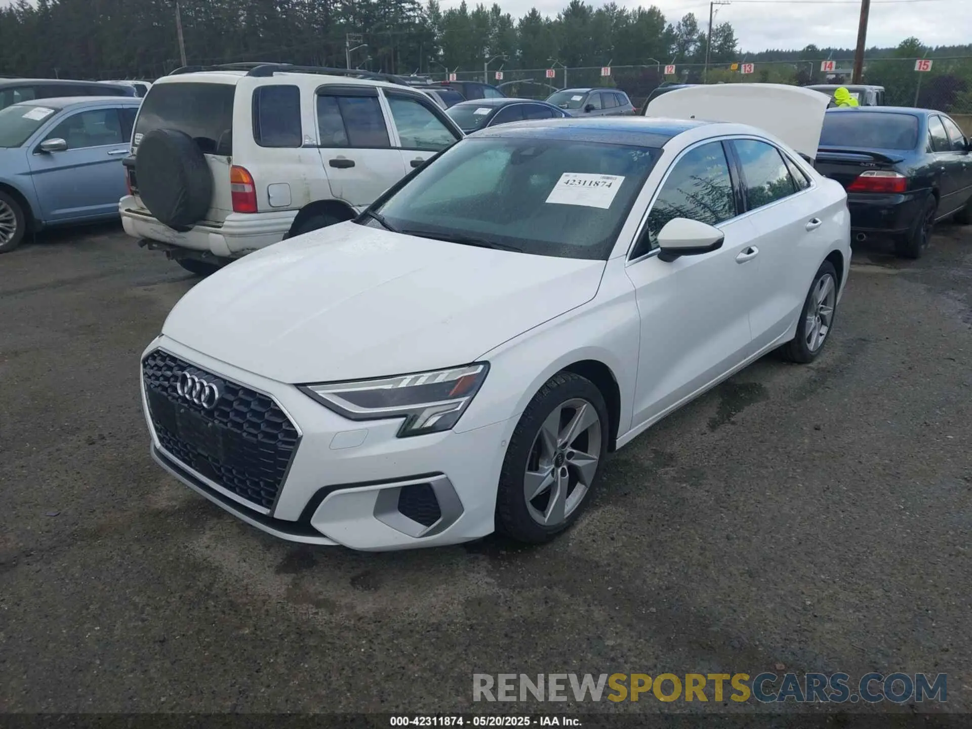 2 Photograph of a damaged car WAUAUDGYXPA118652 AUDI A3 2023