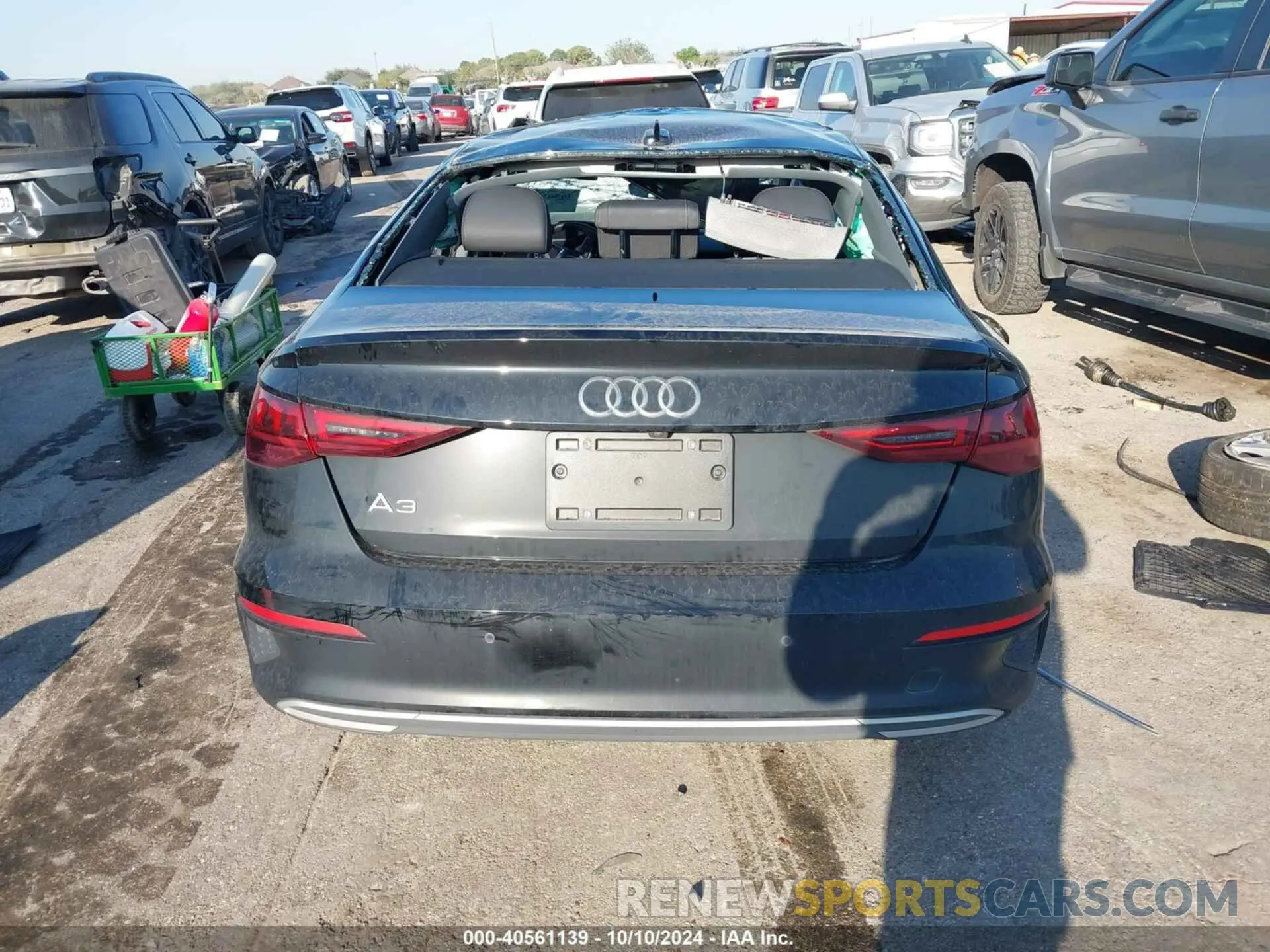 15 Photograph of a damaged car WAUBUDGY0PA036627 AUDI A3 2023