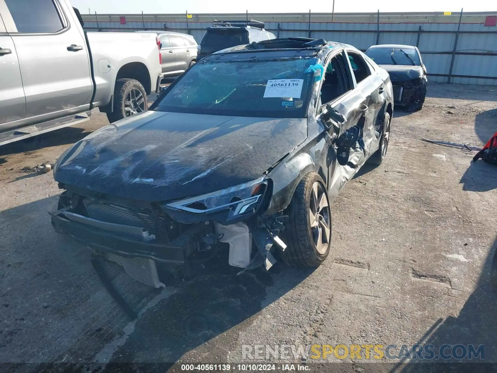 2 Photograph of a damaged car WAUBUDGY0PA036627 AUDI A3 2023