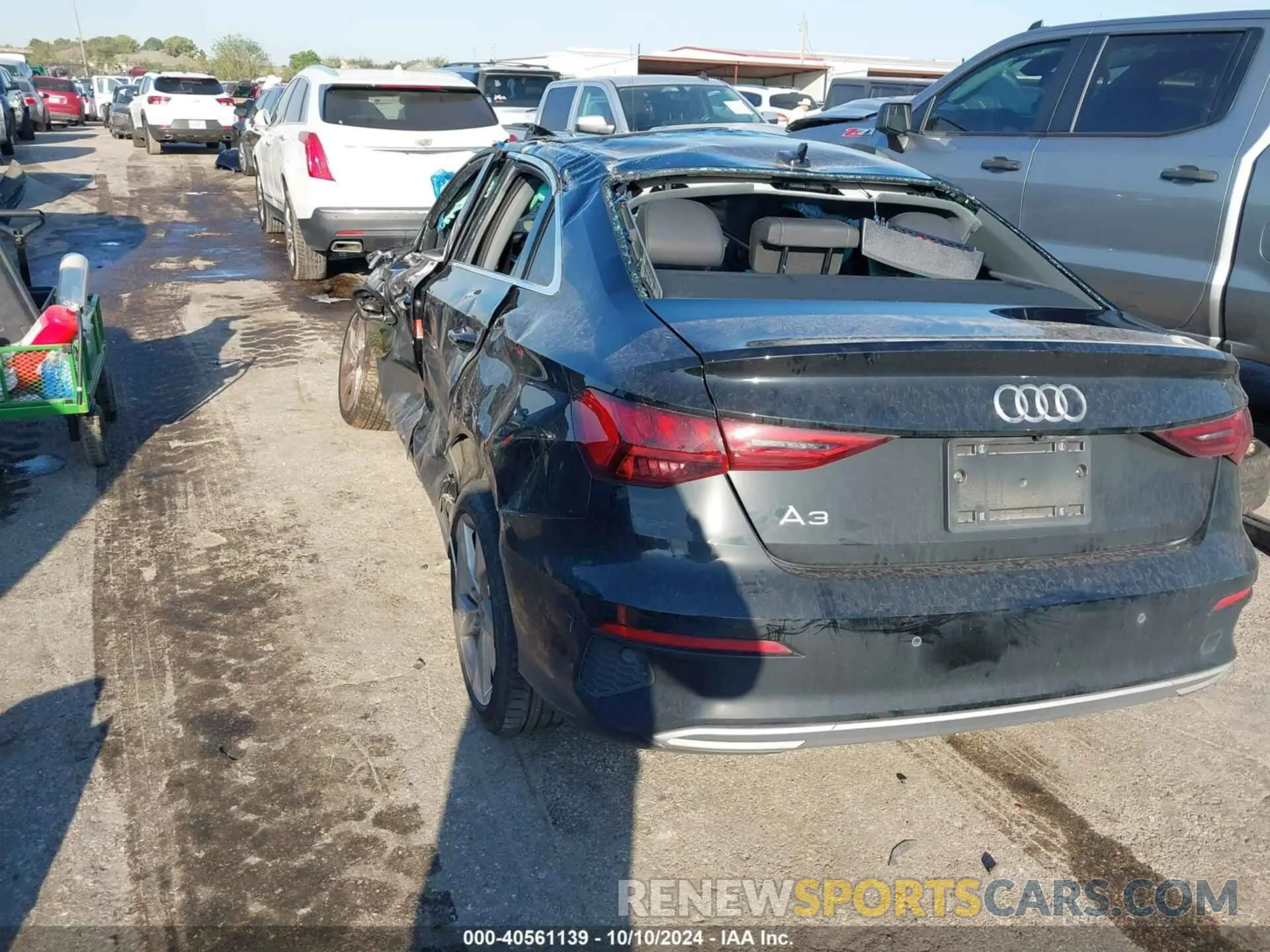 3 Photograph of a damaged car WAUBUDGY0PA036627 AUDI A3 2023