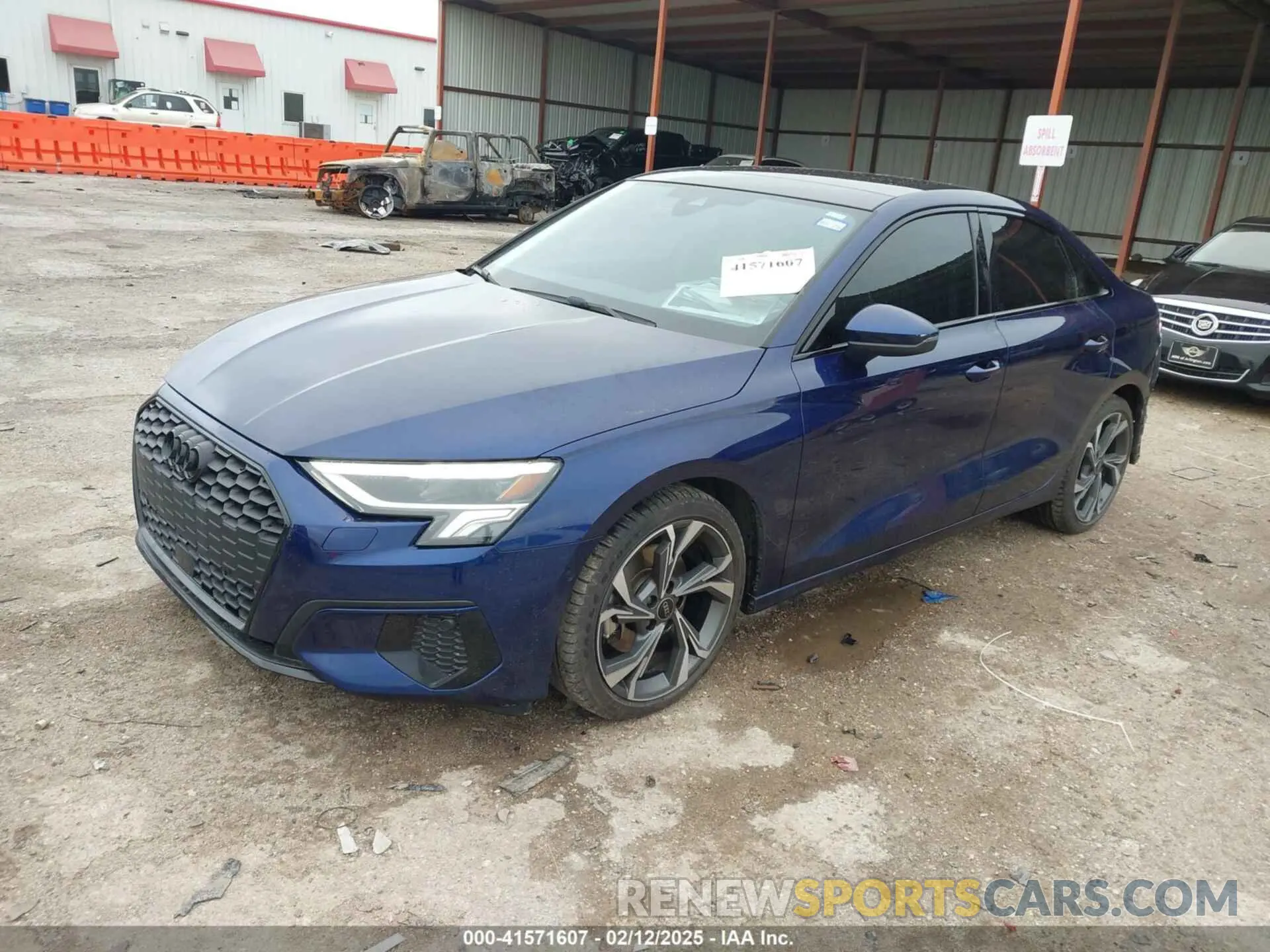 2 Photograph of a damaged car WAUBUDGY3PA101289 AUDI A3 2023