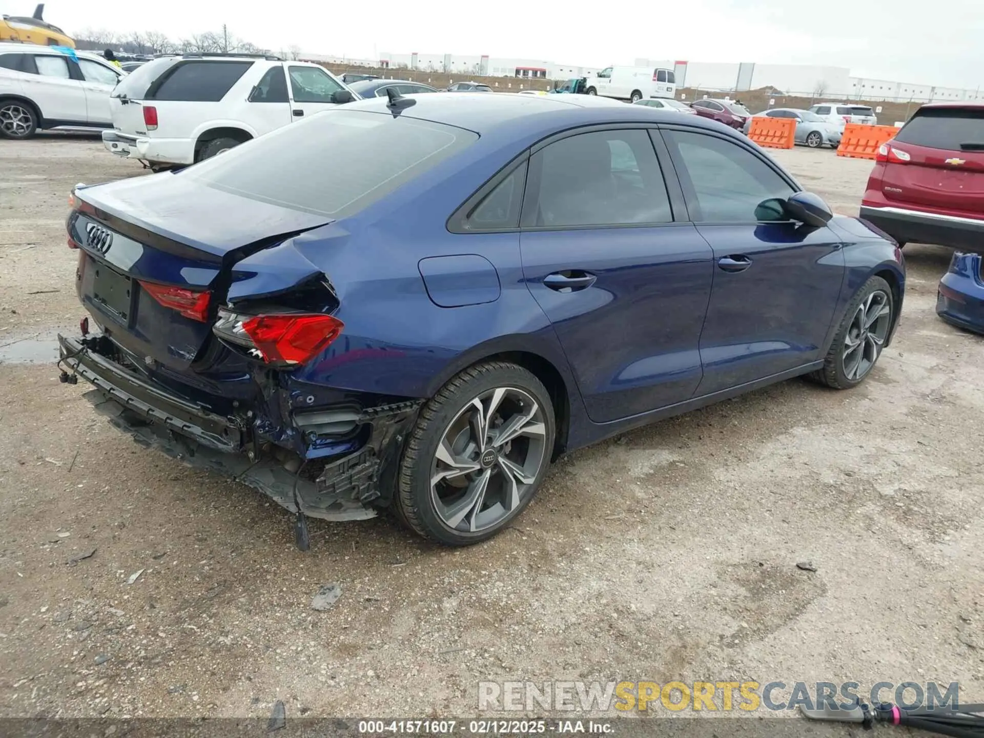 4 Photograph of a damaged car WAUBUDGY3PA101289 AUDI A3 2023
