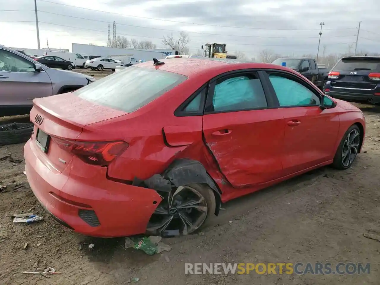 3 Photograph of a damaged car WAUGUDGY3PA049054 AUDI A3 2023