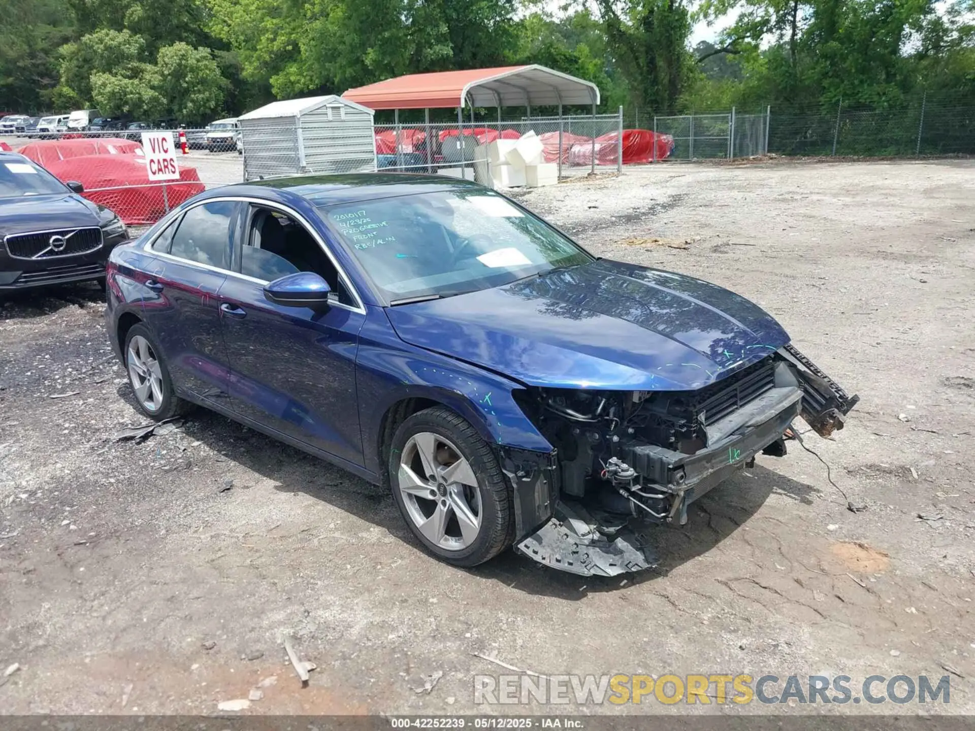 1 Photograph of a damaged car WAUGUDGY5PA070214 AUDI A3 2023