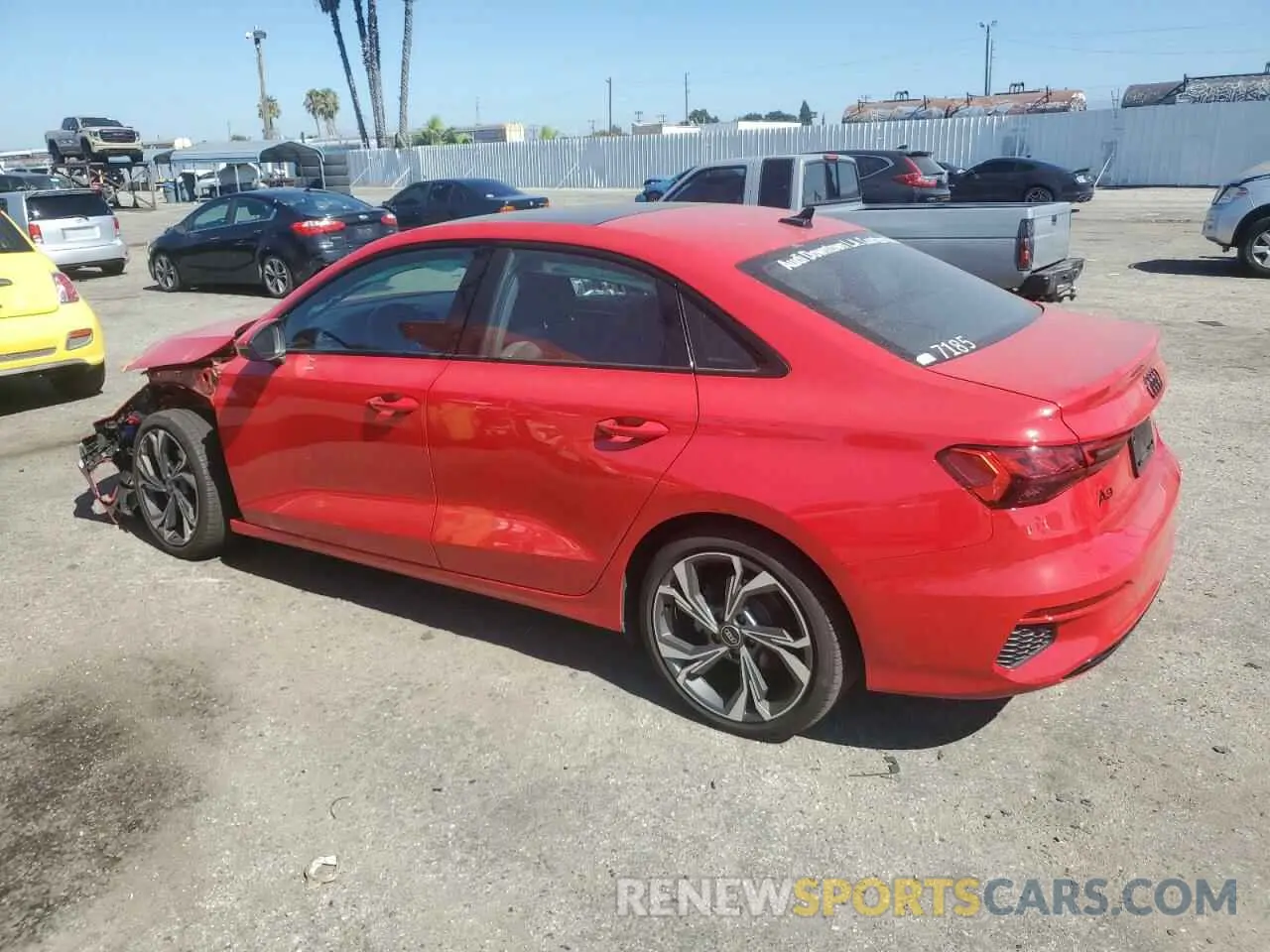 2 Photograph of a damaged car WAUGUDGY7PA027185 AUDI A3 2023