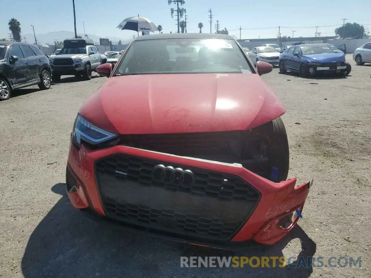 5 Photograph of a damaged car WAUGUDGY7PA027185 AUDI A3 2023