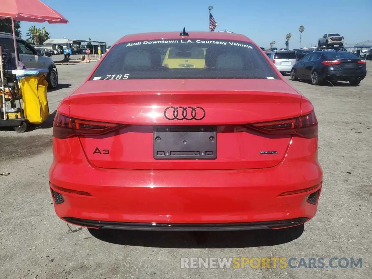6 Photograph of a damaged car WAUGUDGY7PA027185 AUDI A3 2023