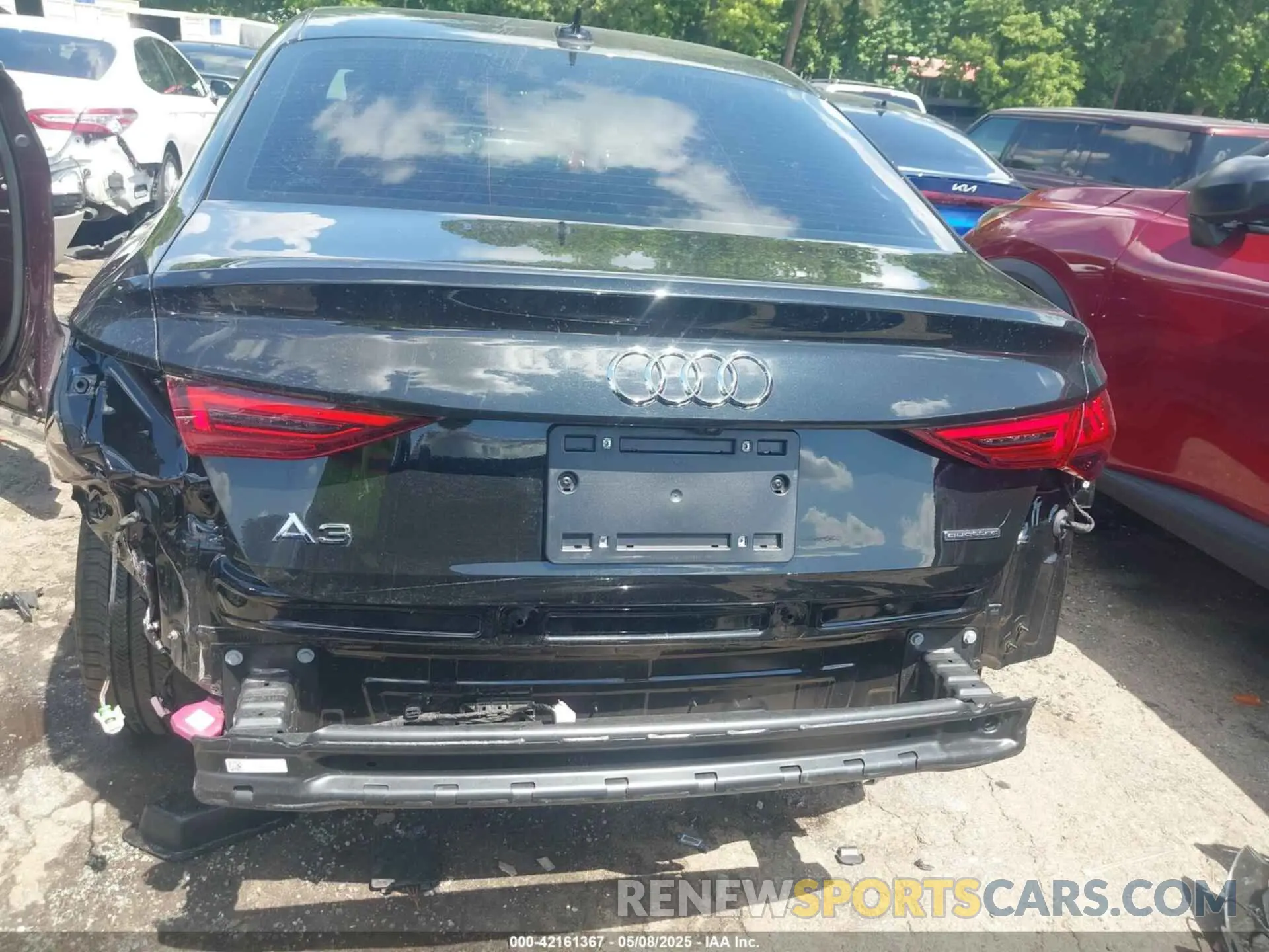 17 Photograph of a damaged car WAUGUDGY8PA148243 AUDI A3 2023