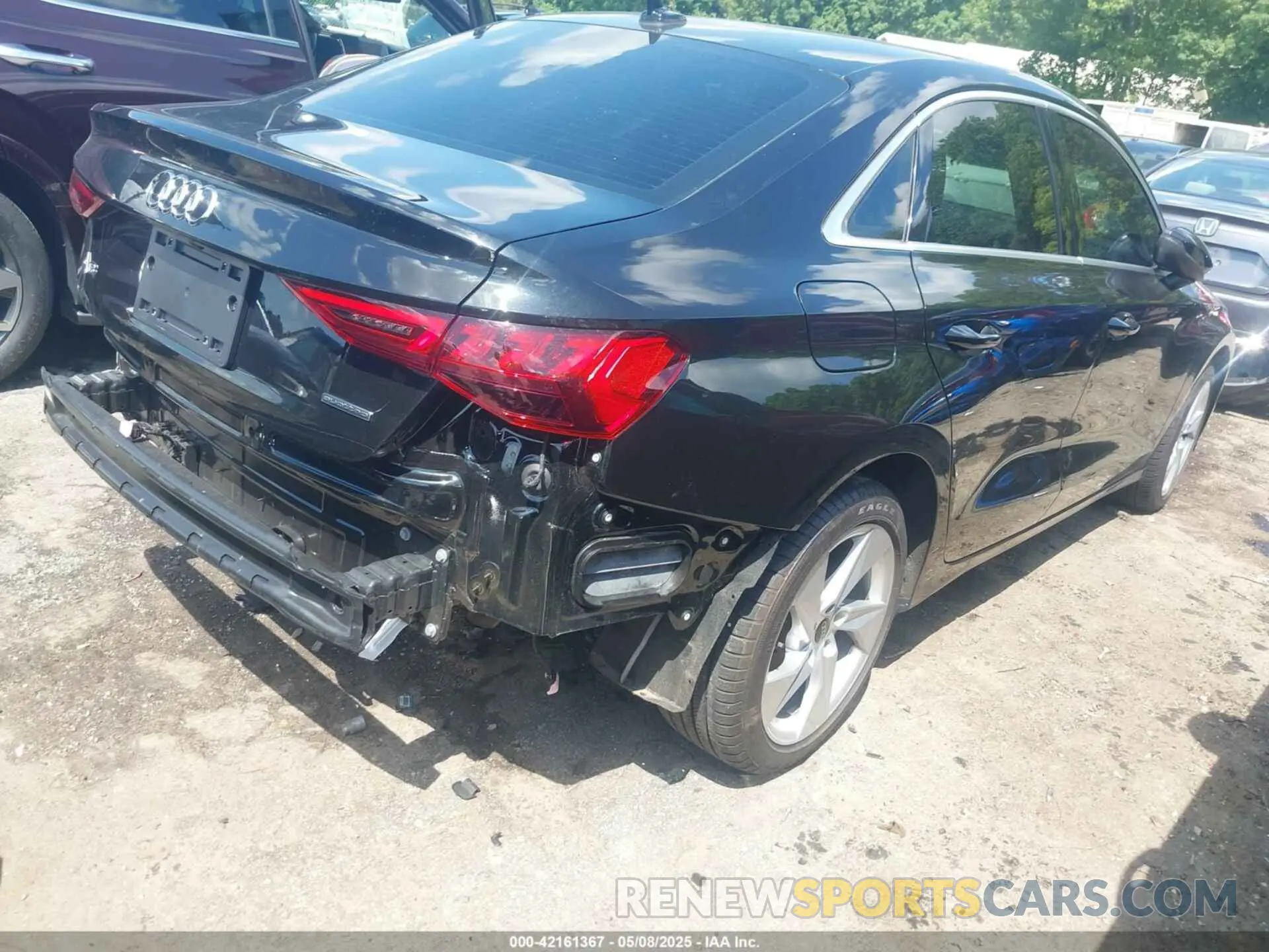 4 Photograph of a damaged car WAUGUDGY8PA148243 AUDI A3 2023
