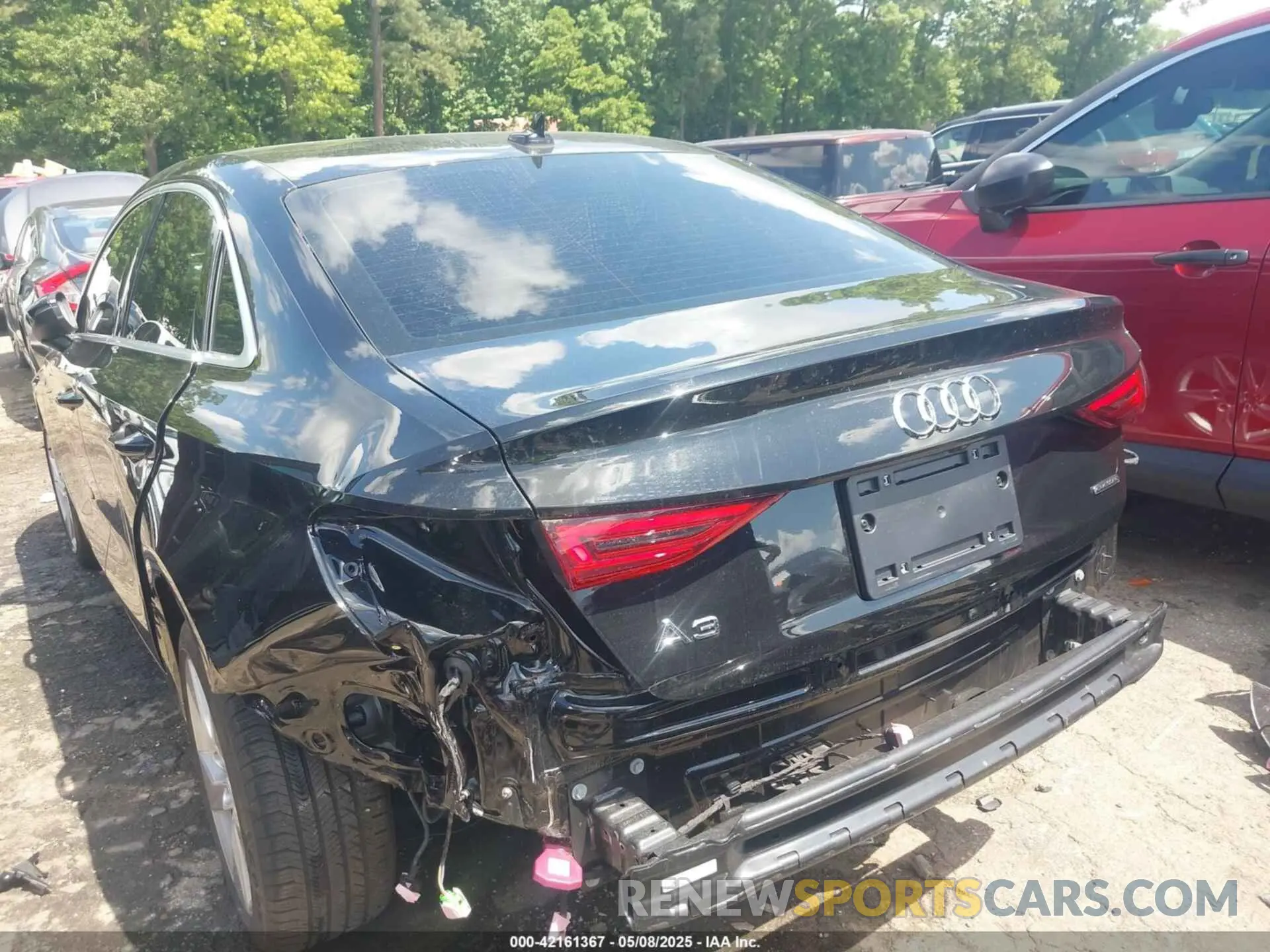 6 Photograph of a damaged car WAUGUDGY8PA148243 AUDI A3 2023