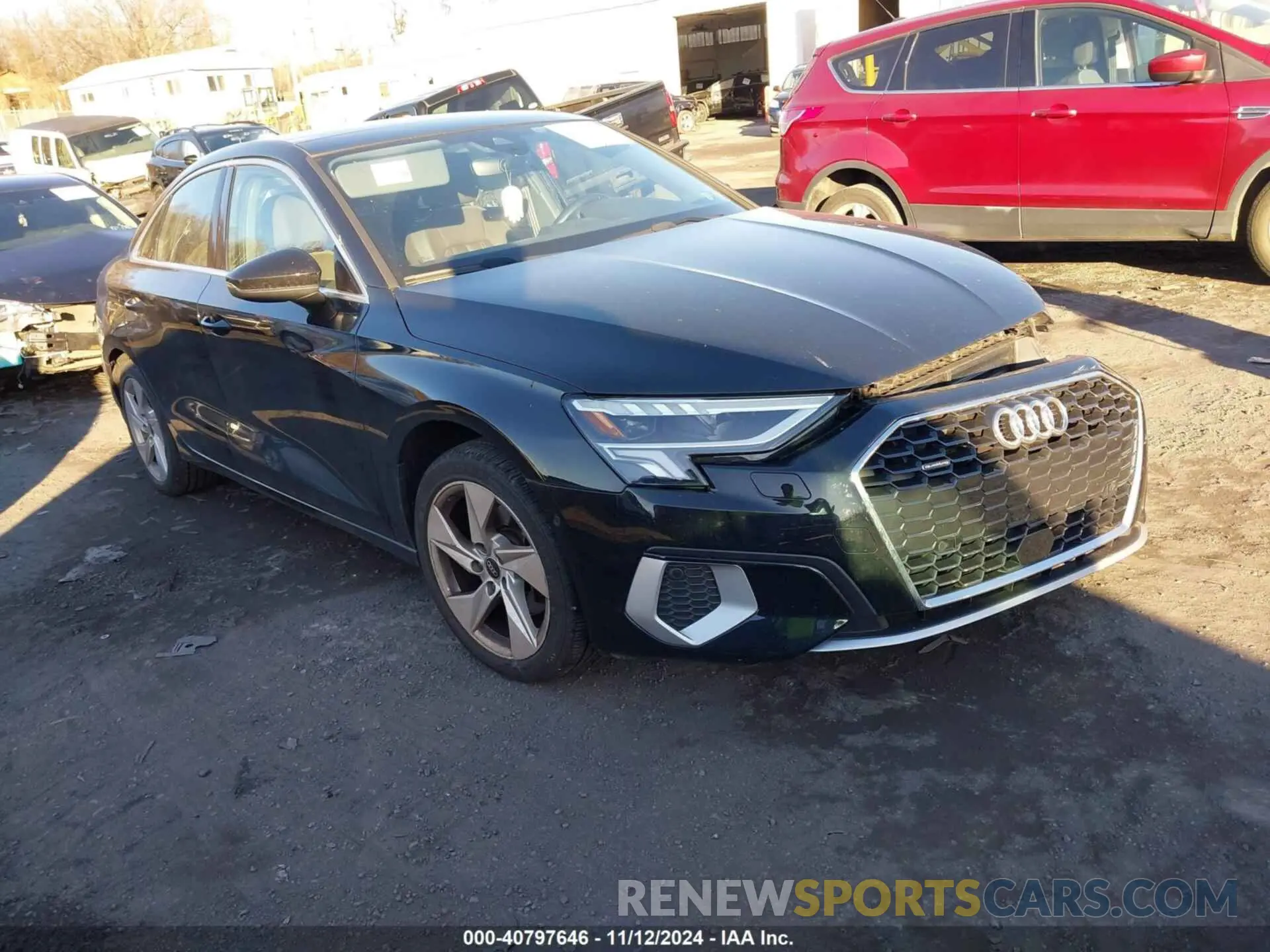 1 Photograph of a damaged car WAUGUDGY9PA069132 AUDI A3 2023