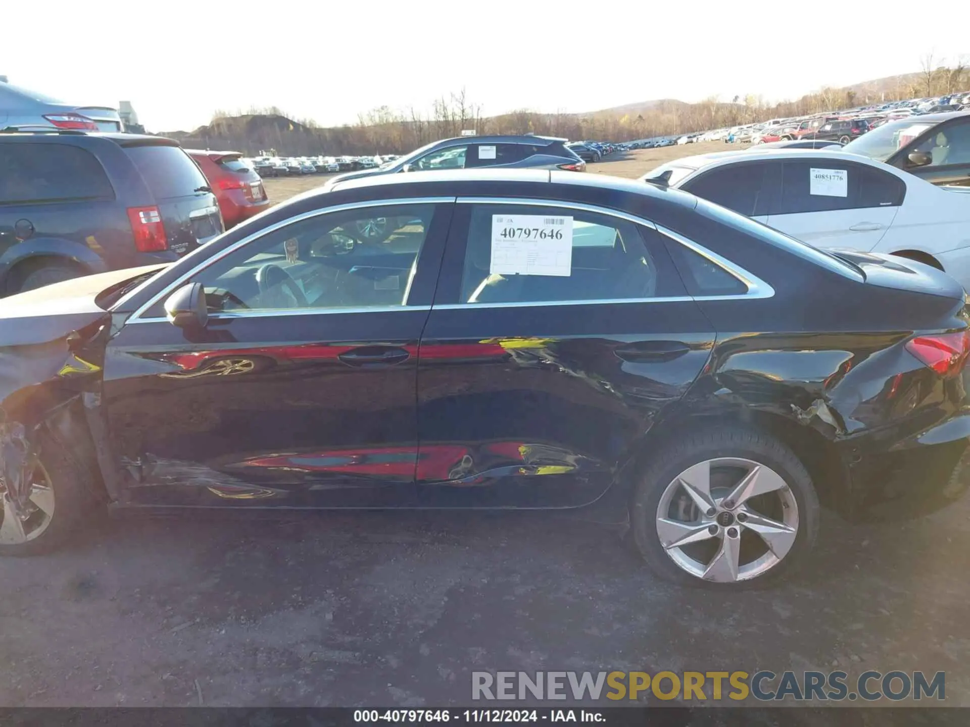 14 Photograph of a damaged car WAUGUDGY9PA069132 AUDI A3 2023
