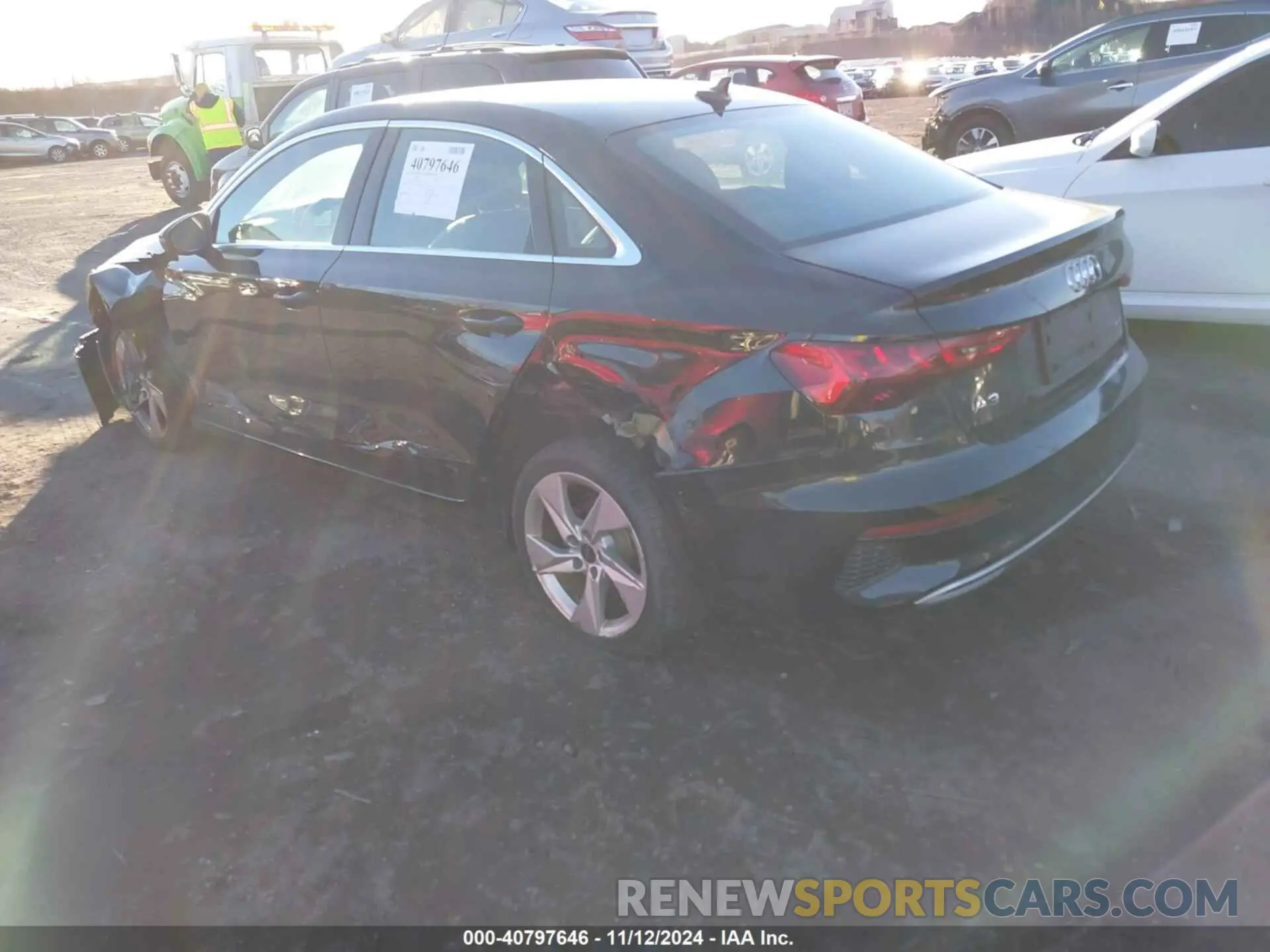 3 Photograph of a damaged car WAUGUDGY9PA069132 AUDI A3 2023