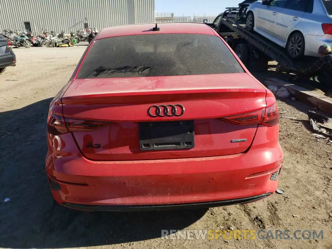 6 Photograph of a damaged car WAUHUDGY2PA054976 AUDI A3 2023