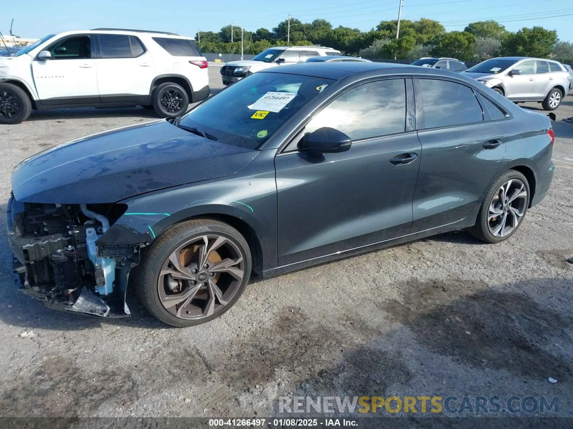 2 Photograph of a damaged car WAUHUDGY3PA070099 AUDI A3 2023