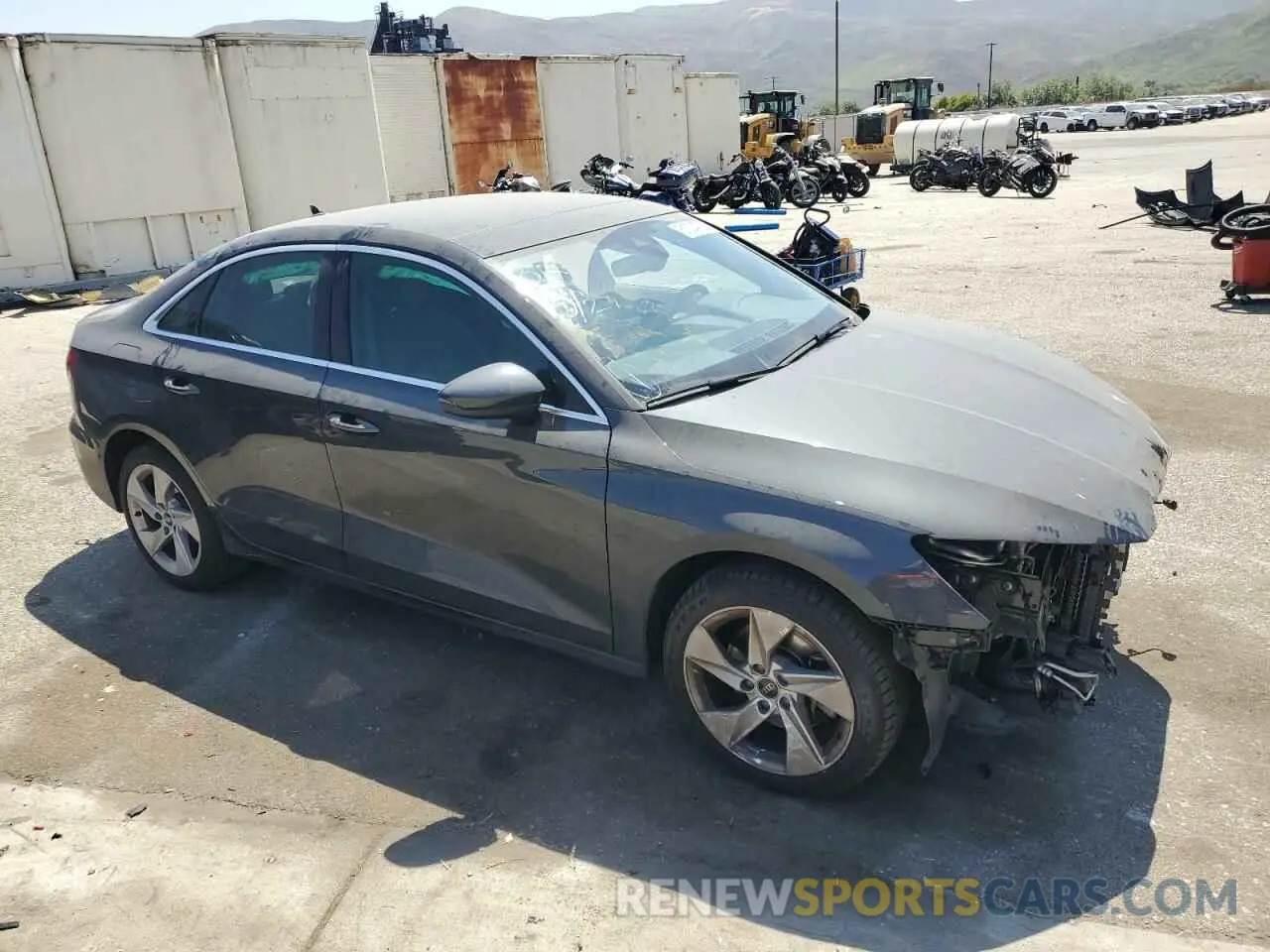 4 Photograph of a damaged car WAUHUDGY8PA051712 AUDI A3 2023