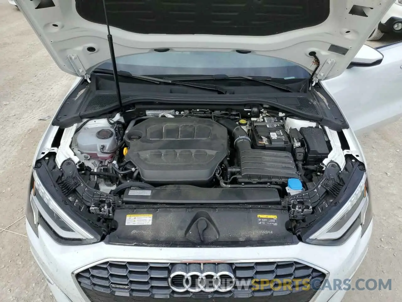 11 Photograph of a damaged car WAUHUDGYXPA068477 AUDI A3 2023