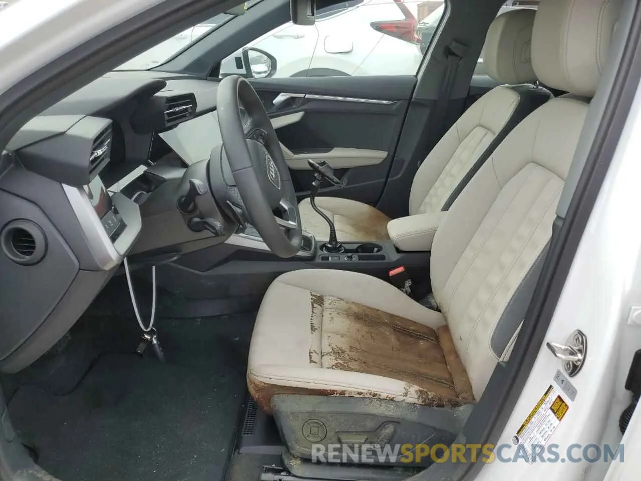 7 Photograph of a damaged car WAUHUDGYXPA068477 AUDI A3 2023
